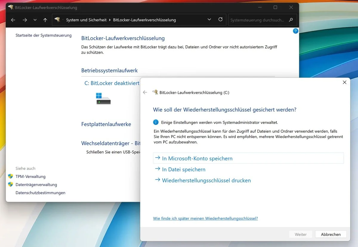 Microsoft übergibt FBI BitLocker Schlüssel