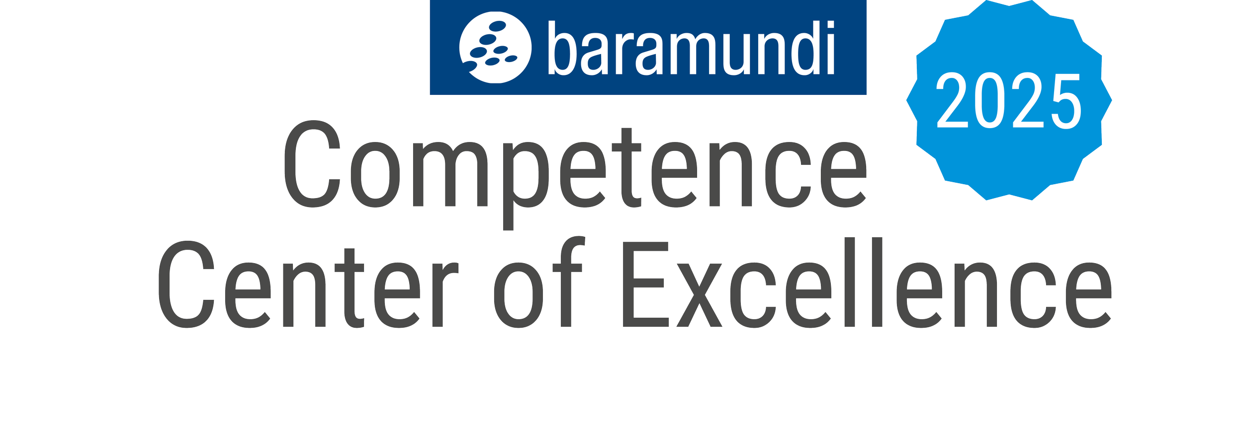 Logo des Baramundi Kompetenzzentrums 2025.