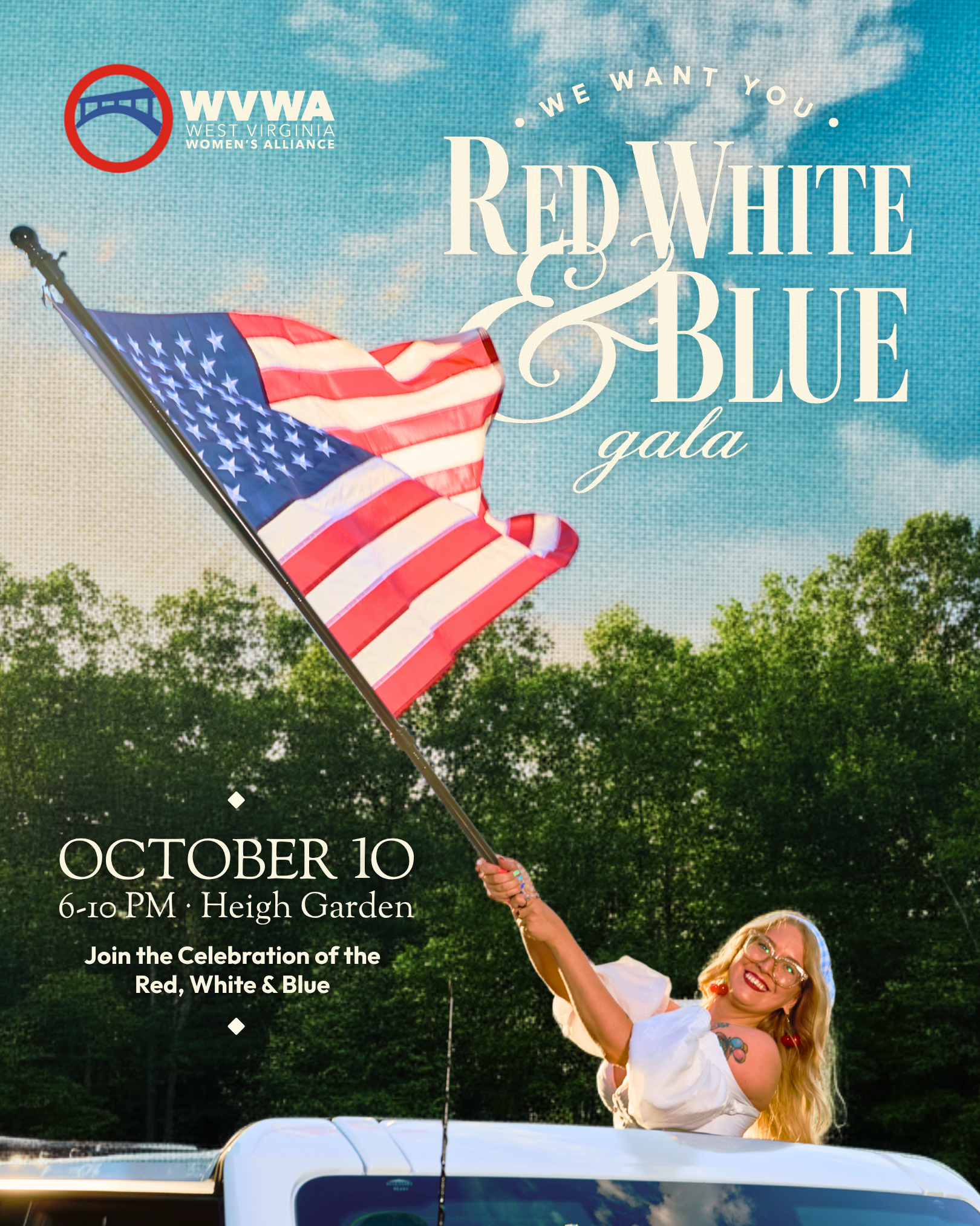 Red, White and Blue, We Want You Gala