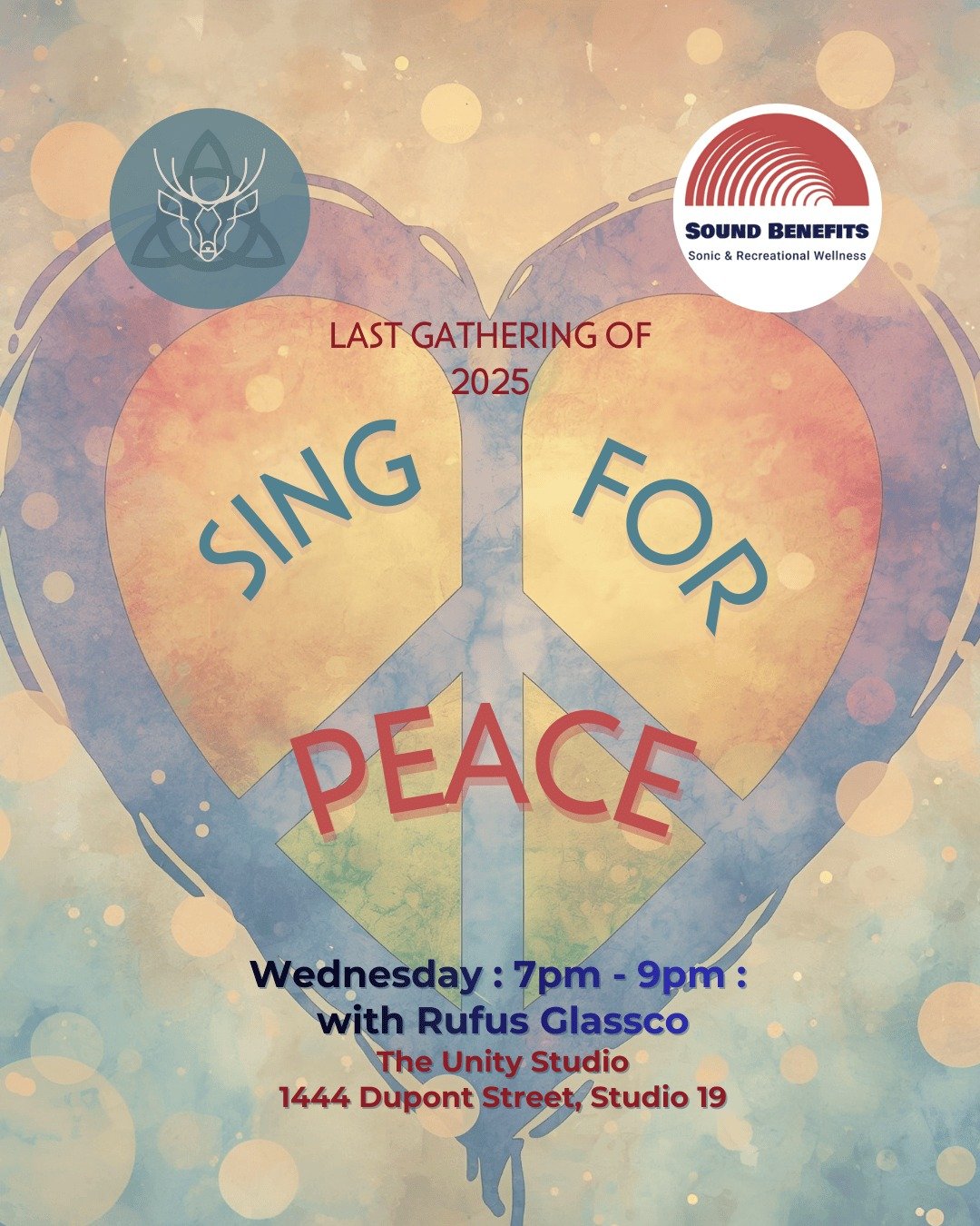 Come to our Final Sing for Peace of 2025, and help Rufus promote the 2026 Winter Season!

VIDEO SHOOT: Wednesday, December 10th, 2025

The Unity Studio, 1444 Dupont St, Unit 19, Toronto, ON, M6P 4H3

Come help us celebrate the end of a magical year, 