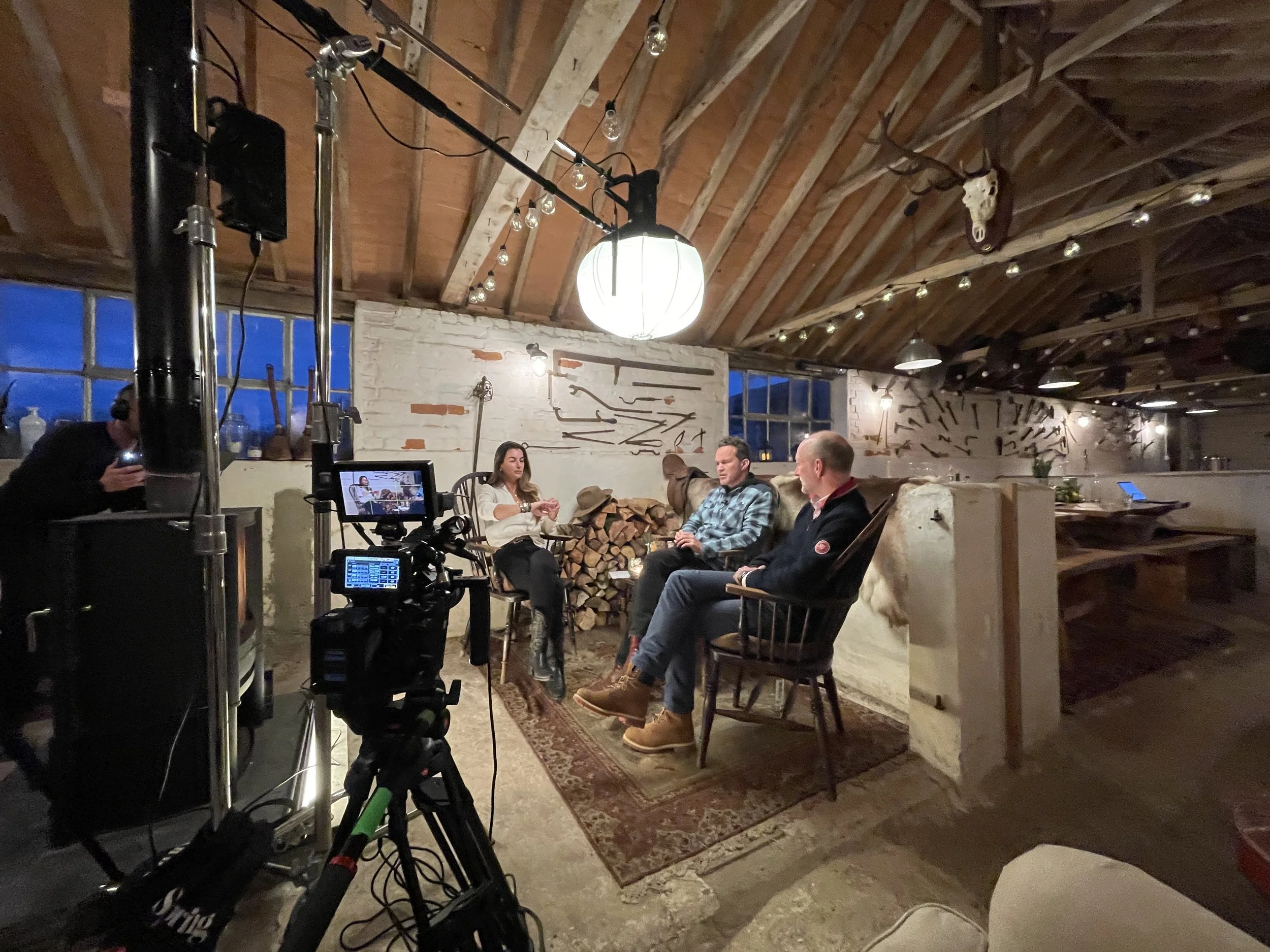 Behind the scenes of a sustainable video production shoot on location in Hampshire