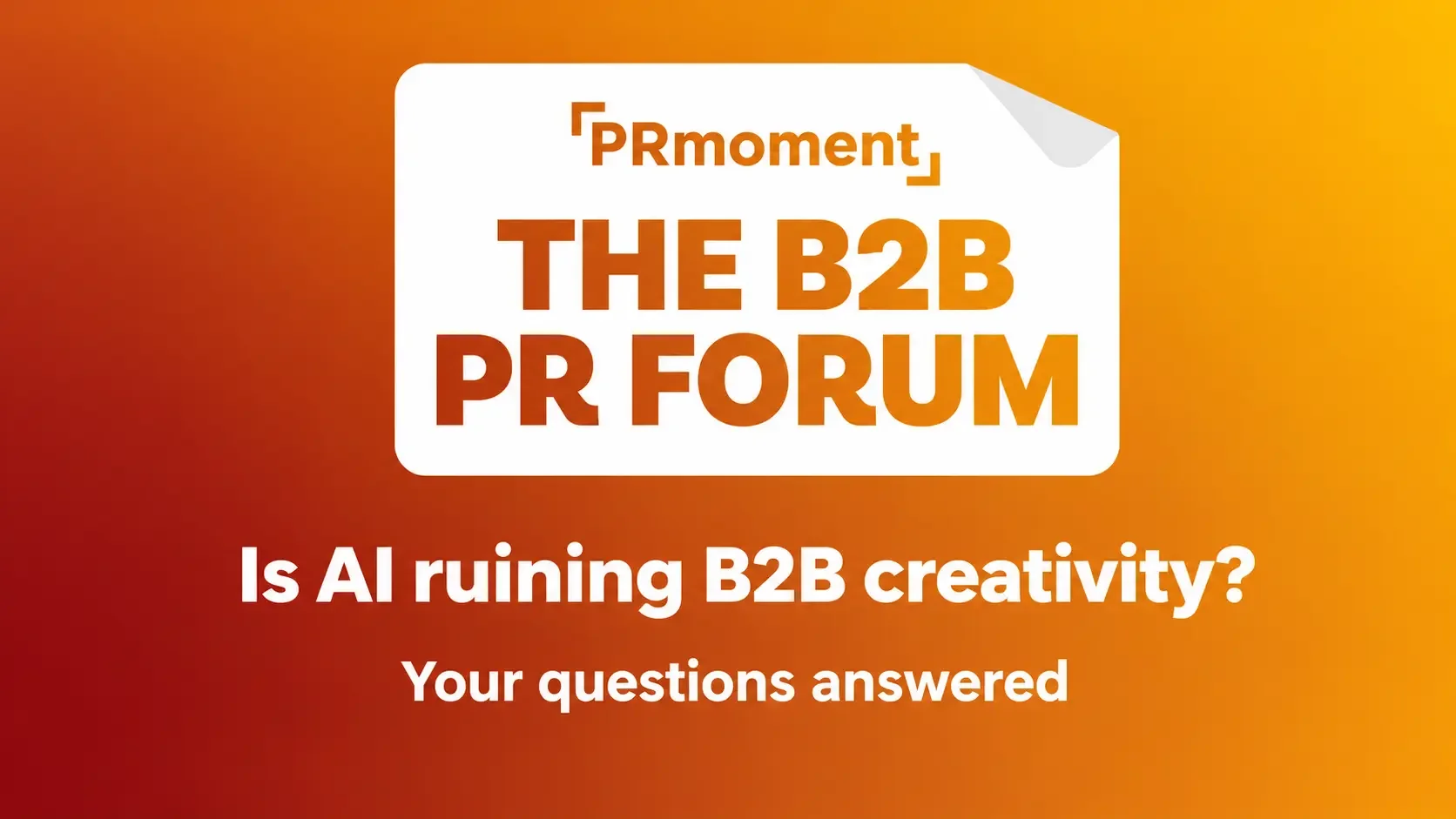 Is AI ruining B2B creativity? Your questions answered