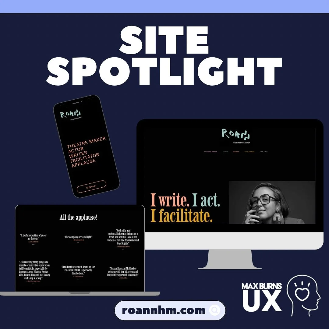 We sure have been cooking over here! 🥘

Blazing hot off the stove 🔥♨️🔥 this new site (and logo) just dropped for the brilliant, kind, and hilarious creative- Roann Hassani McCloskey (they/she)! @couscoussista 

Roann needed a website to showcase t