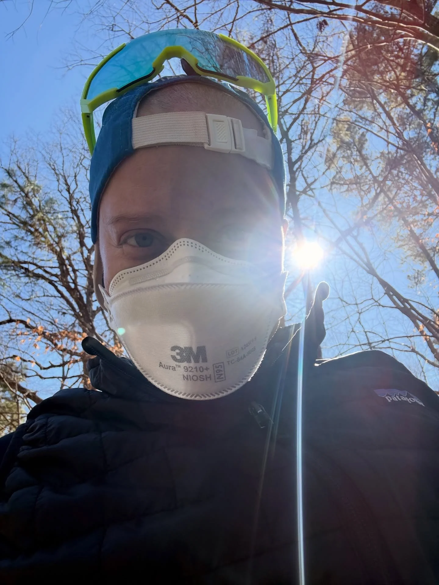 Nothing like a Friday trail run in spring-like weather. ☀️
Hoping y&rsquo;all find some joy today, too. 💘

#queerwebsites #queerdesign #kinddesign

Image description: selfie of a nonbinary white person in 3m aura with bright sun beam coming through 
