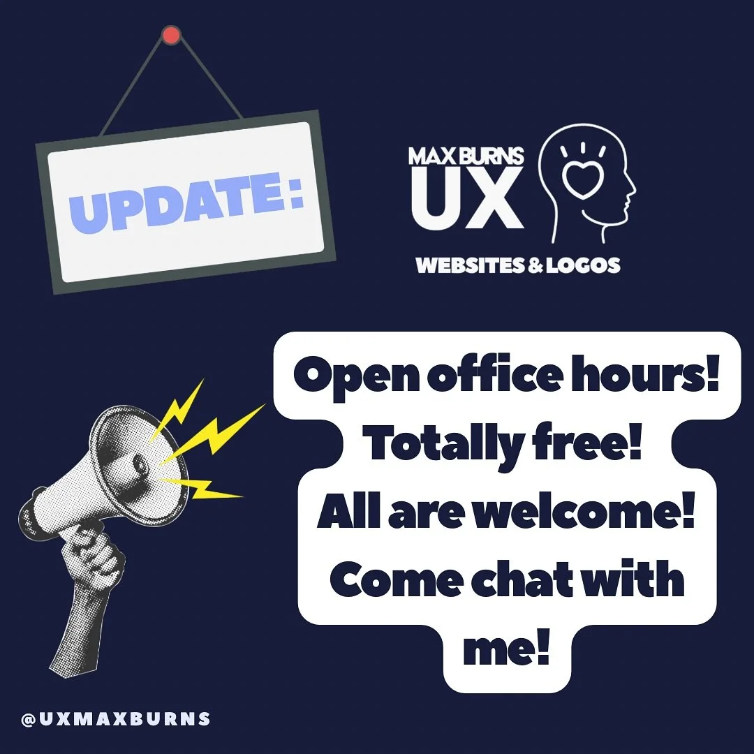 Feeling chatty? Have a tech problem you want solved? Need a hand making an edit on your website? 🤓

Come to my open office hours-via Google Meet- starting tomorrow, Monday, May 18th, 9am to 10:30am EST. This is available at no cost to anyone! Curren