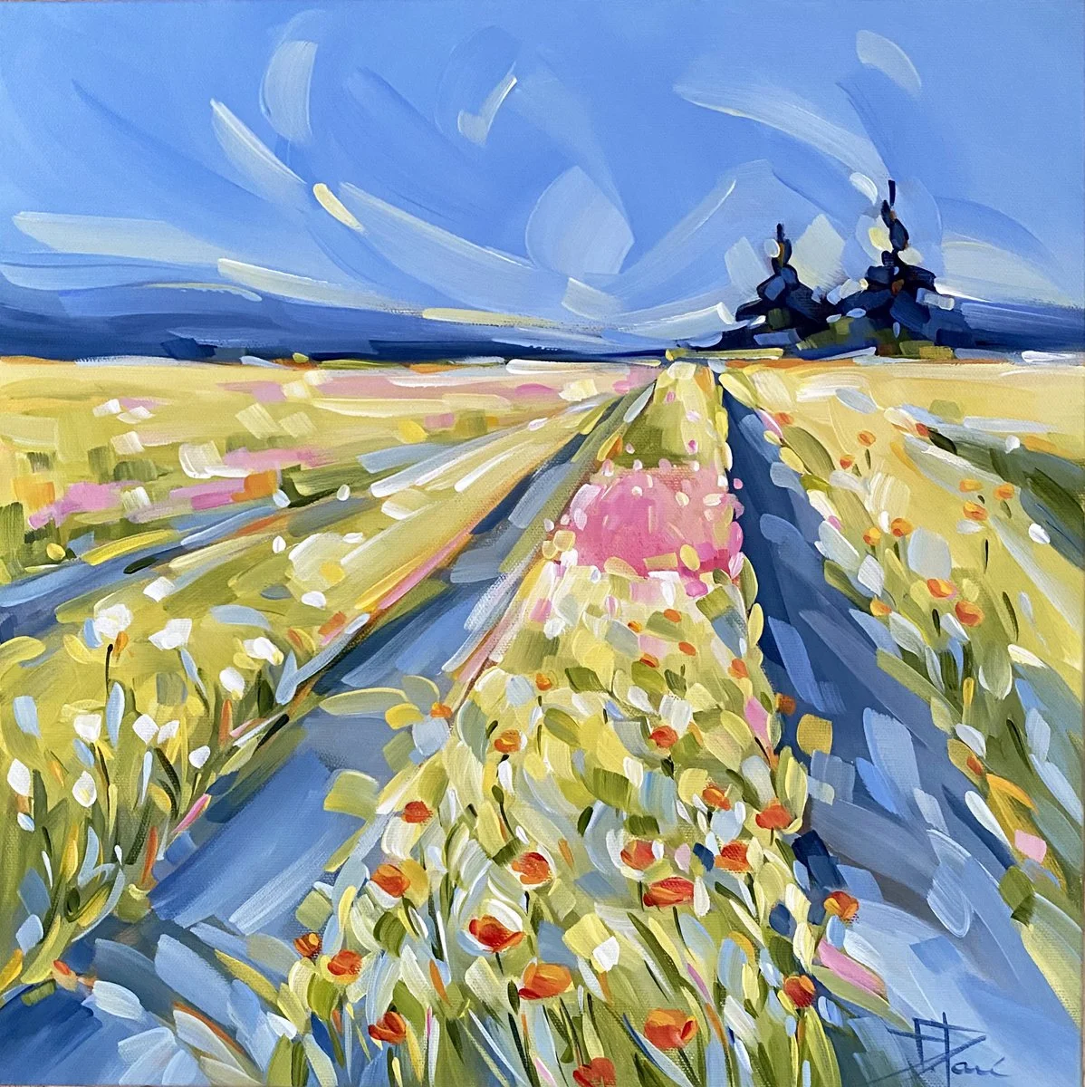 LE TEMPS DES FLEURS 14X14  $400