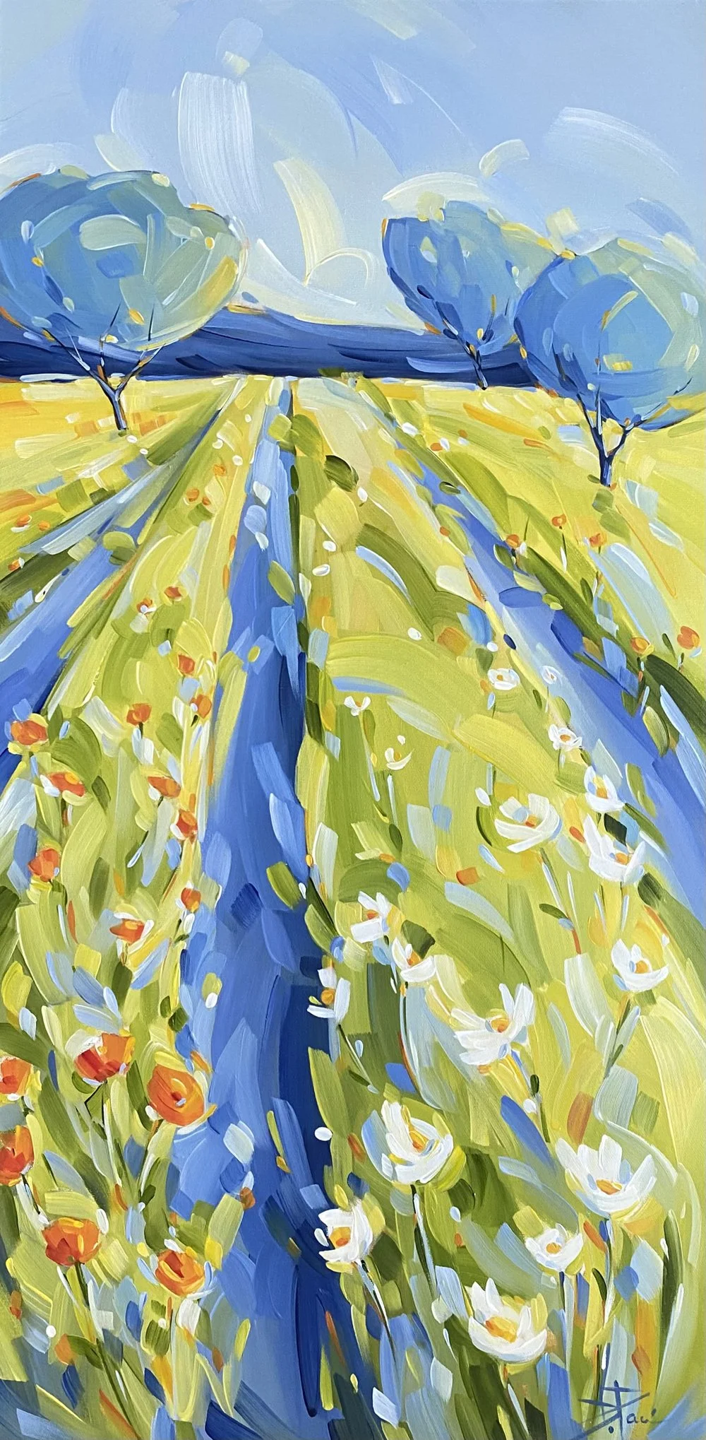 LA SAISON DES FLEURS 30X15  $750