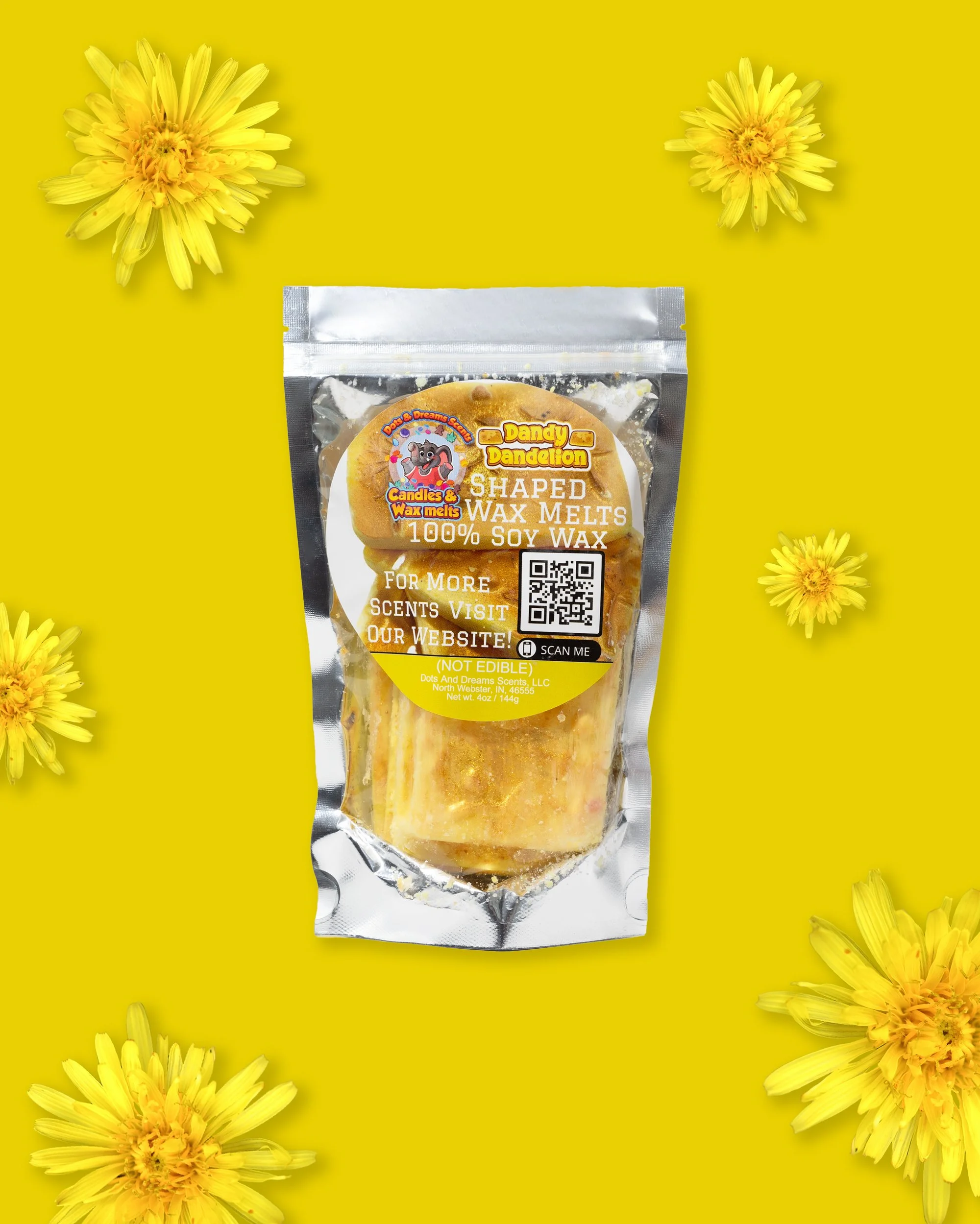 Dandy Dandelion Flower Wax Melts