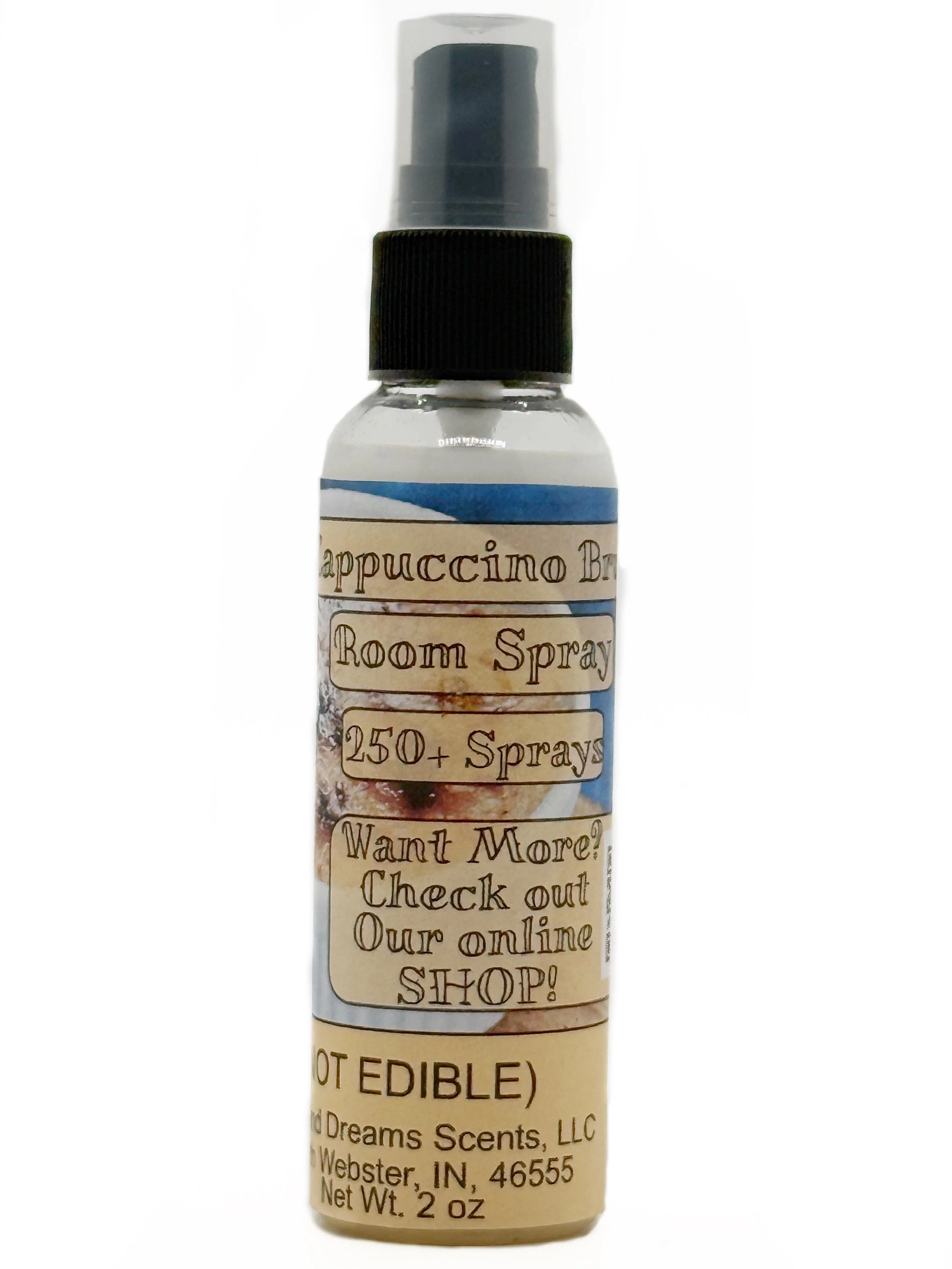 Cappuccino Brulee 2 oz Room Spray