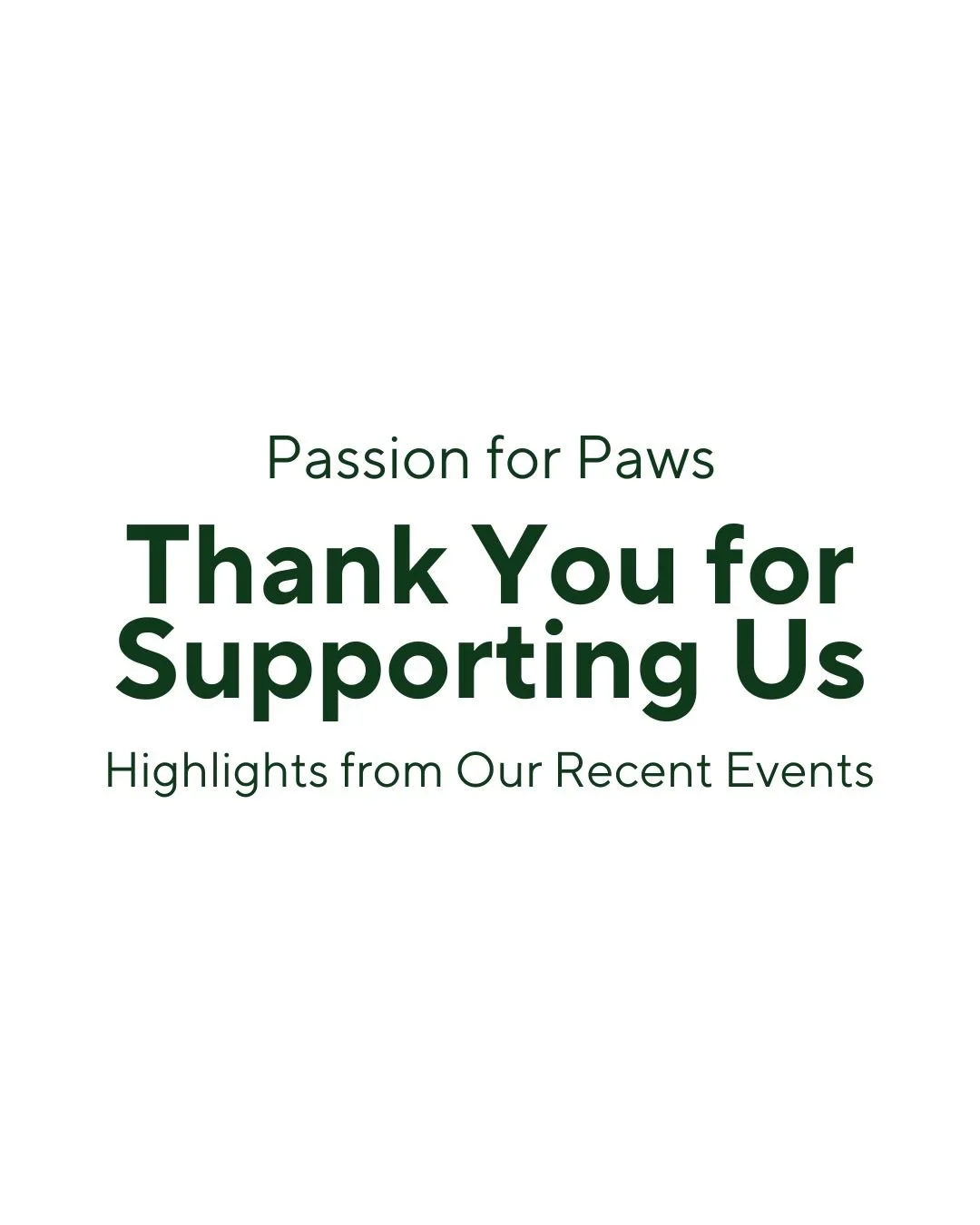 ✨🤍 Three events. One mission. So much gratitude.

From Santa photos at @royalvetco, to Paws &amp; Claus at Casa Pooch, to the Christmas Market at Centre Pucci, we were blown away by the love and support.

Every event, every smile, every wag helped s