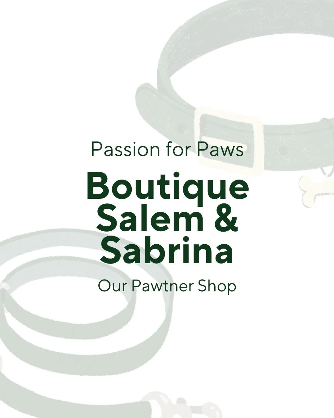 Buying local has never felt so good! 

From now on, when you shop from our pawtner @salem_sabrina2 through our Zeffy website, 35% of the proceeds will go directly toward supporting our mission at Passion for Paws.

Every purchase helps dogs in need l