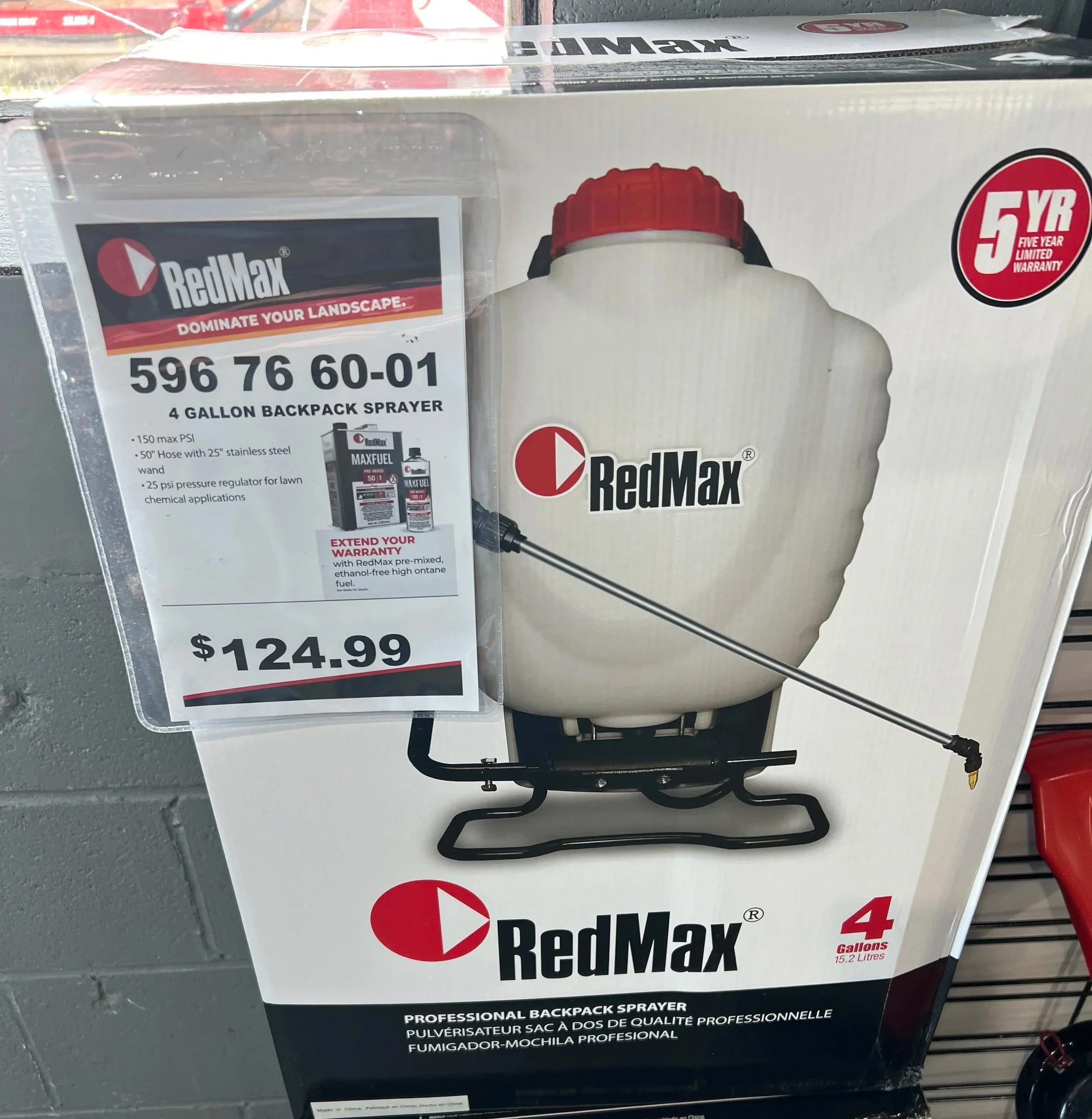 4 Gallon Backpack Sprayer