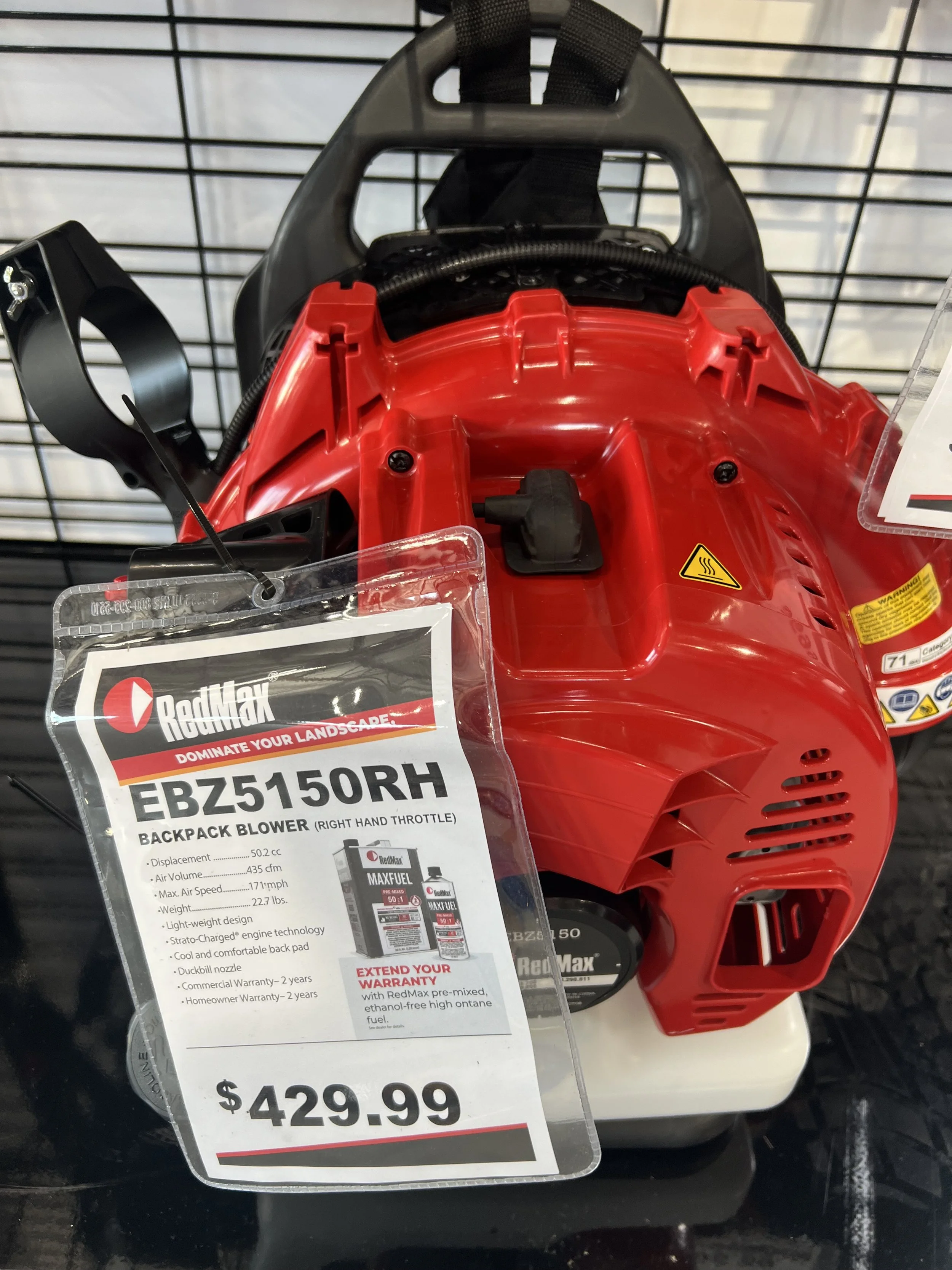 Backpack Blower EBZ5150RH (right hand throttle)