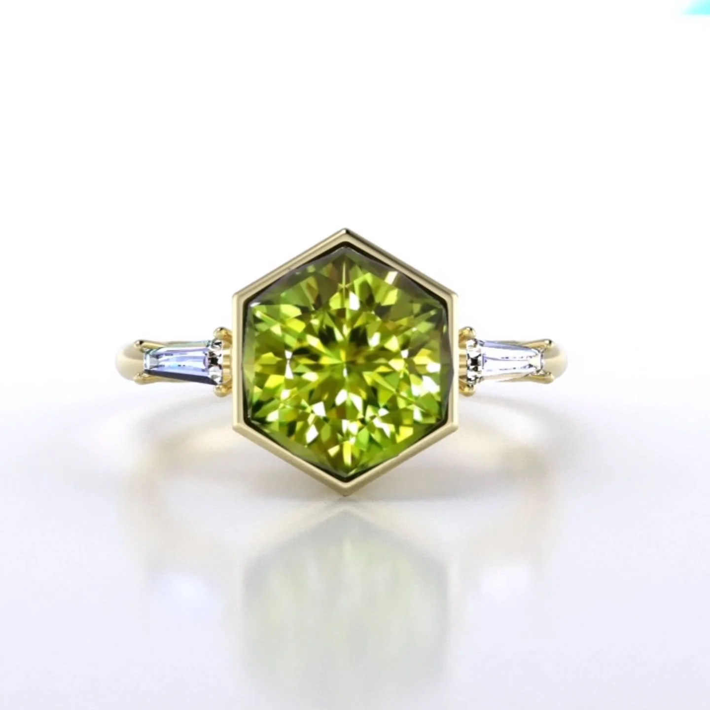 I've added some &quot;inspo&quot; renders on gem photos in Ready To Ship to help get your juices flowing 👀 Sometimes when picking a gemstone getting a nice visual is fun. Which is your favorite? I think mine is the blue lab sapphire or the Sunstone 