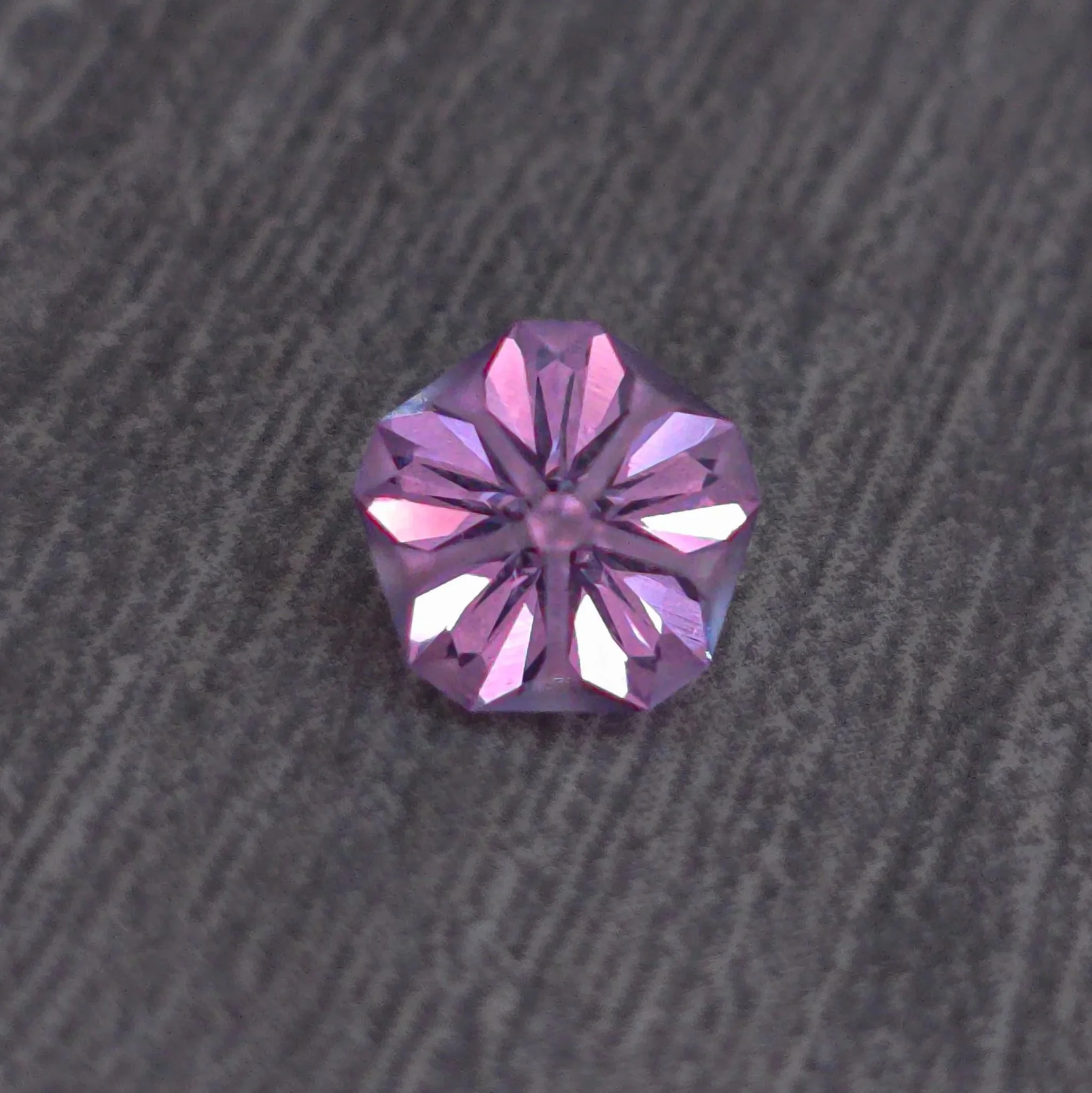 6.3mm Color Shifting Lab Sapphire Hanami Cut