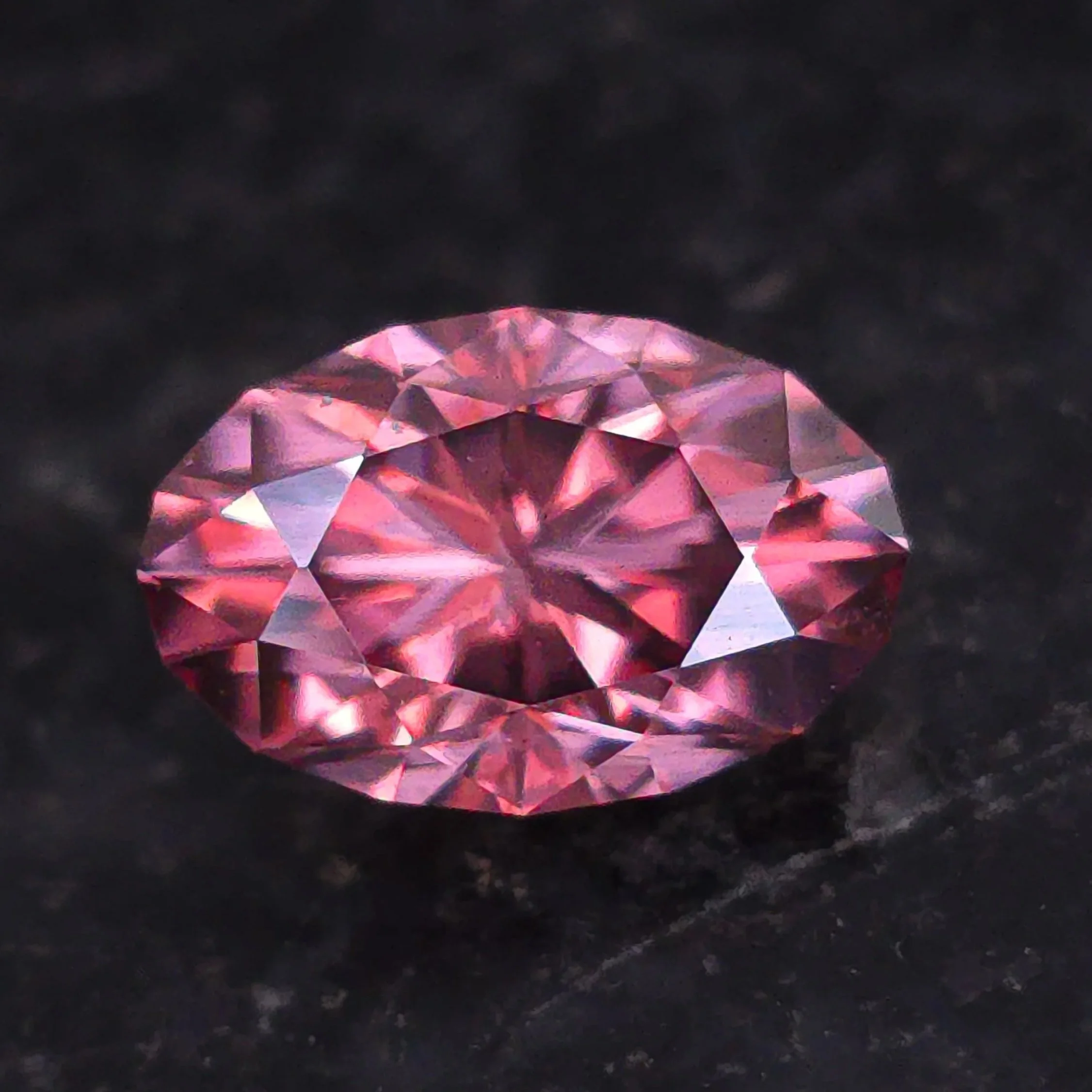 1.77ct Natural Mozambique Zircon - Oval 8.1 x 5.3mm