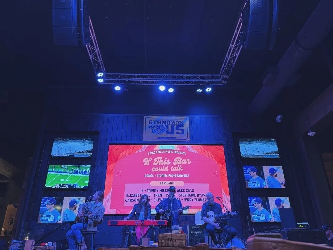 We had a blast with you all at BARLINES this week! Thanks to all the artists + writers for sharing their songs + stories. We'll see you November 20th 4p-7p for the next installment. 

@barlinesnashville 
@omninashville 
@studiobankofficial