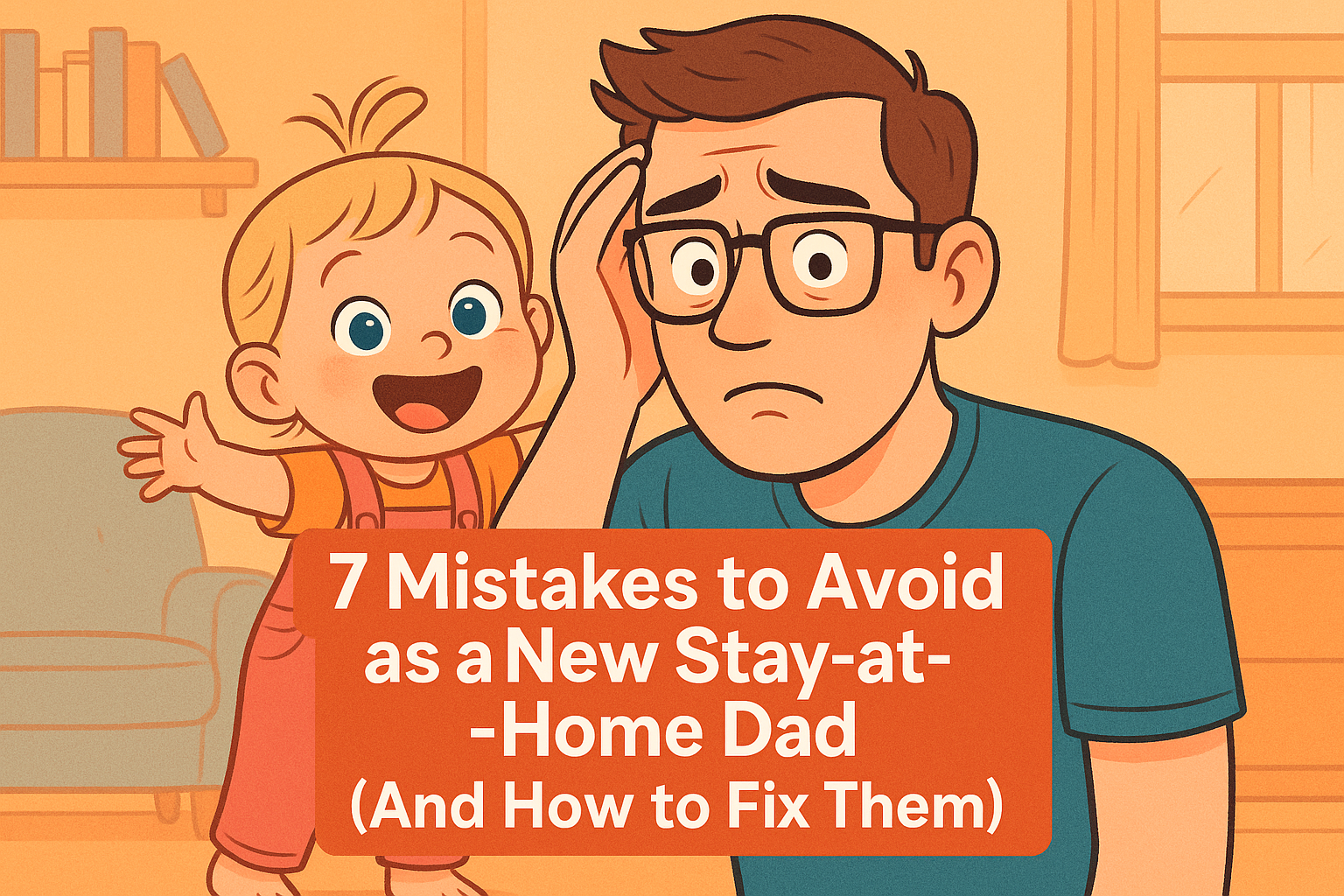 7 Mistakes to Avoid as a New Stay-at-Home Dad (And How to Fix Them)