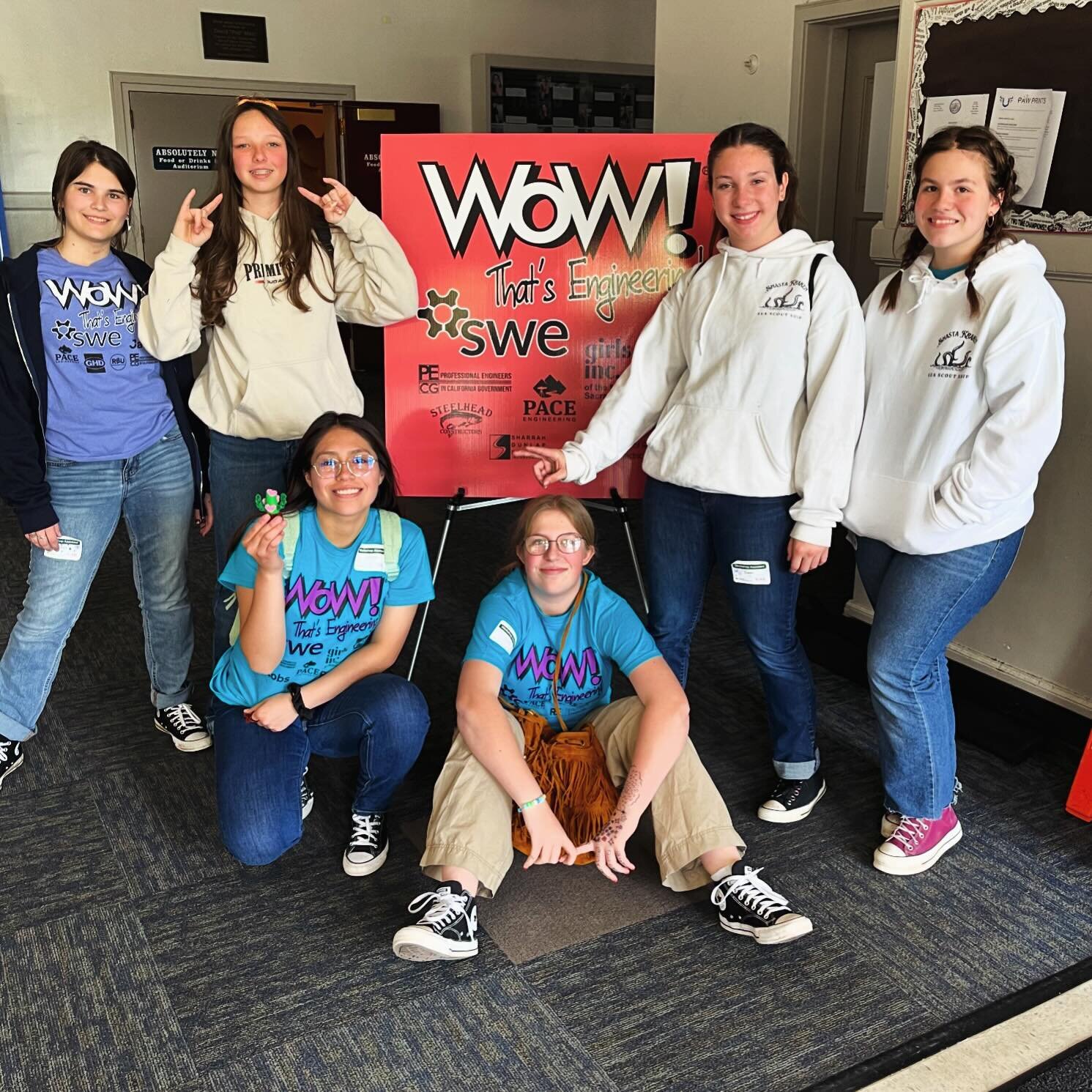 Six of our girls completed their community service requirement for their Apprentice rank today, volunteering with the Society of Women Engineers at their annual &ldquo;Wow! that&rsquo;s Engineering!&rdquo; event. The event hosted over 150 local girls