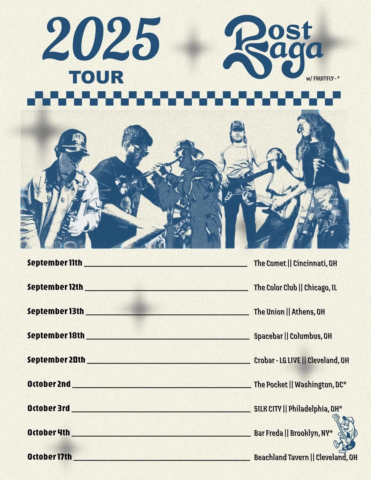 SEPTEMBER TOUR DATES JUST DROPPED 
🤪😤😫

9/11 - @cometbar | @jazzclubdrugring @heyimalara 
9/12 - @co1orclub | @abolishvictory @juliansaunderss 
9/13 - @unionbarathens 
9/18 - @spacebarcolumbus | @muddofficial @silvisband 
10/20 - Trust me, mark ur