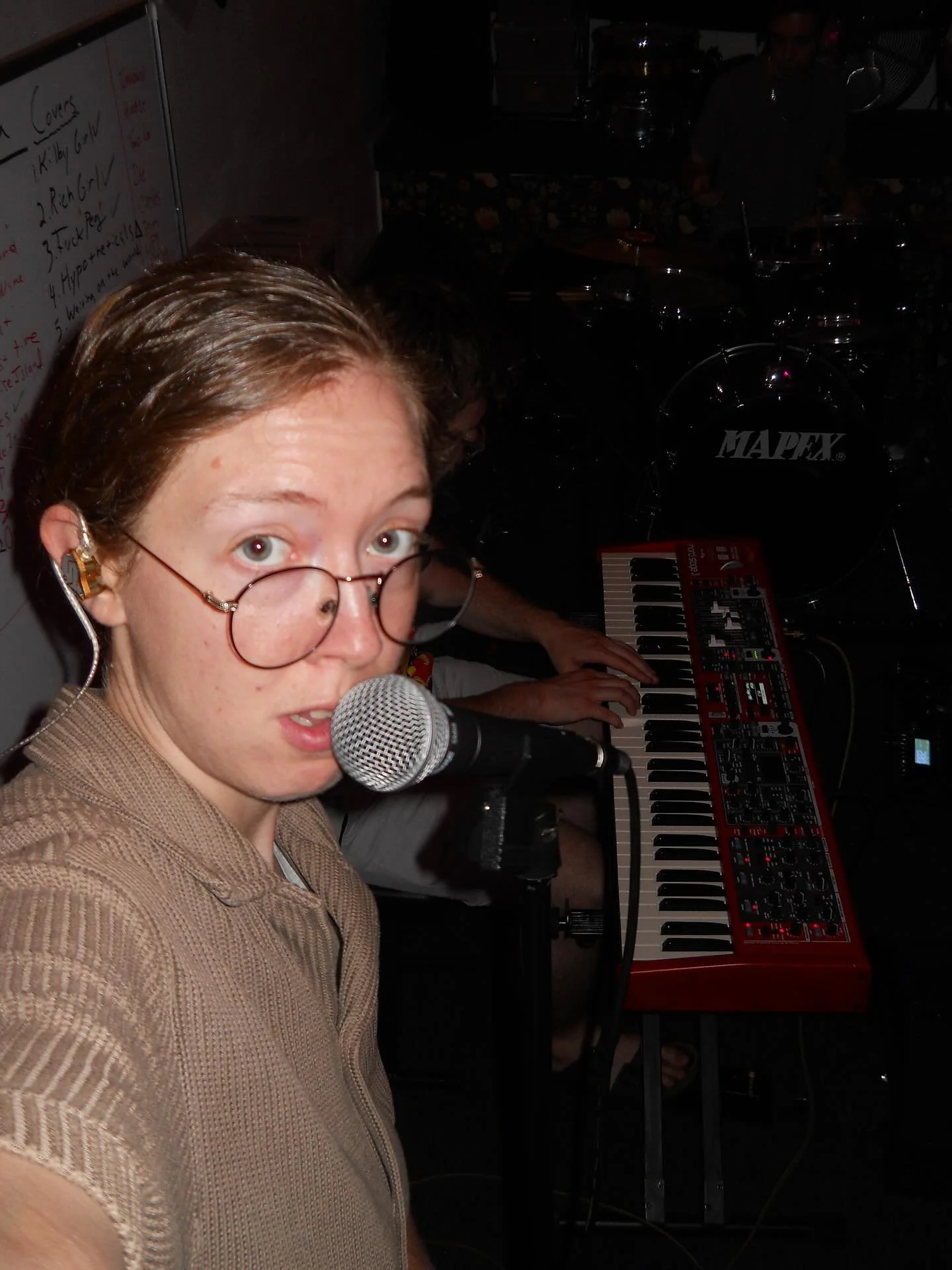The band hates to me bring a digital camera to band practice sorry I&rsquo;m in my luteal phase