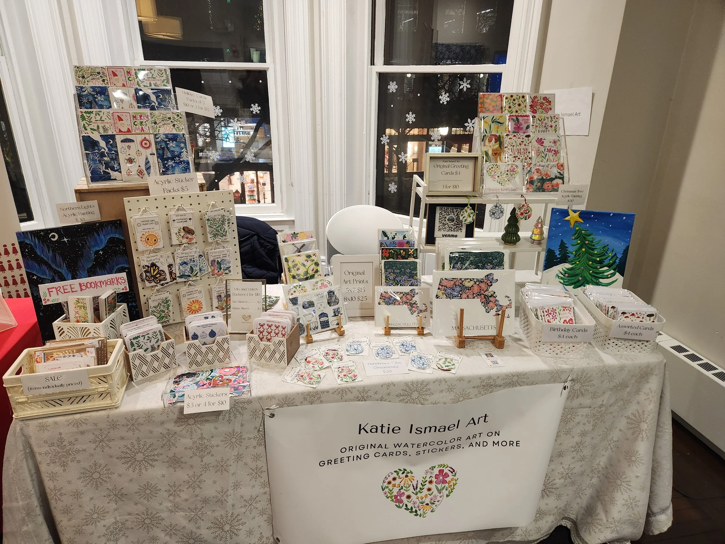 7 Lessons I learned from selling my art at Winter Markets