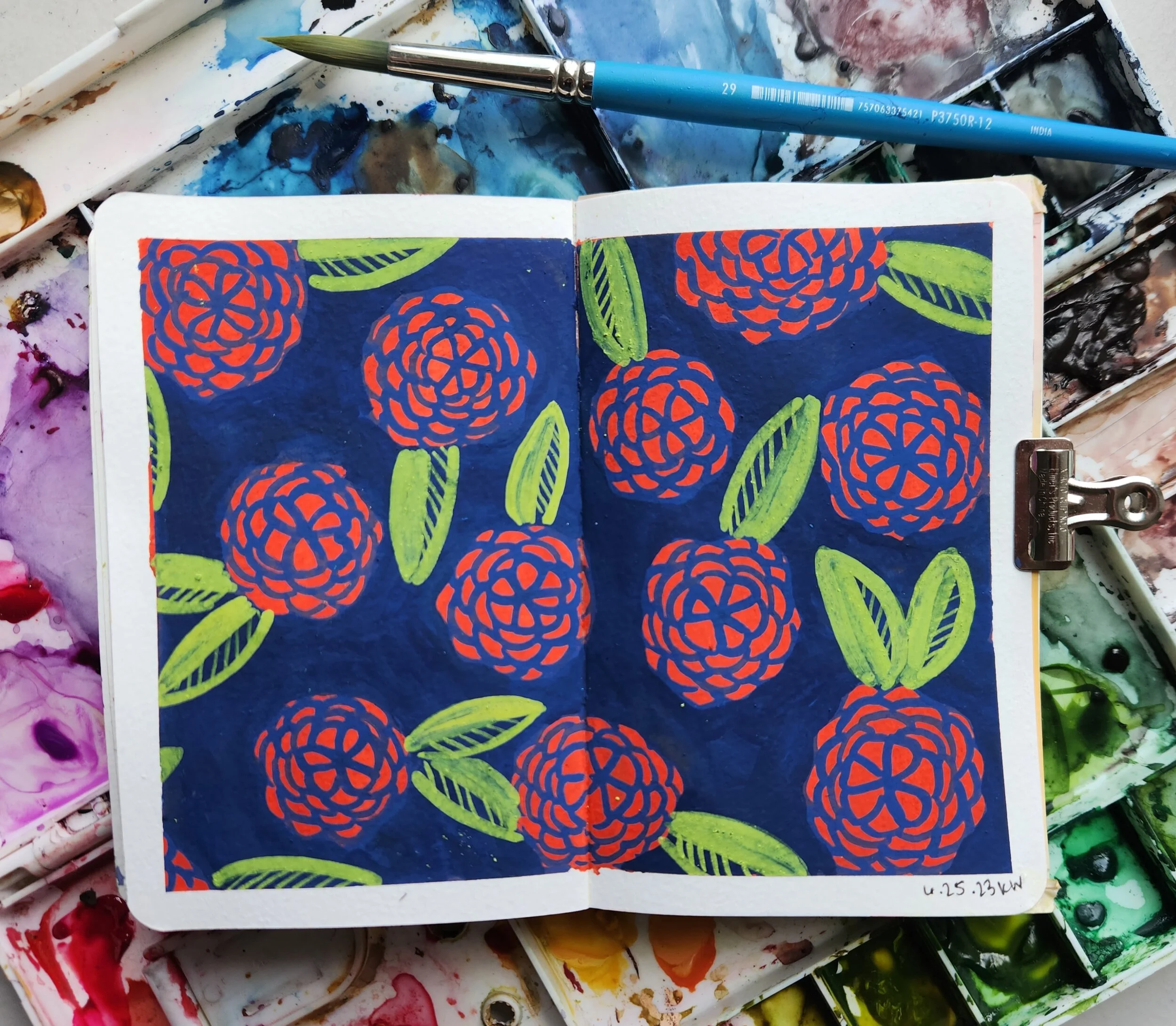 How to create beautiful floral patterns — Katie Ismael