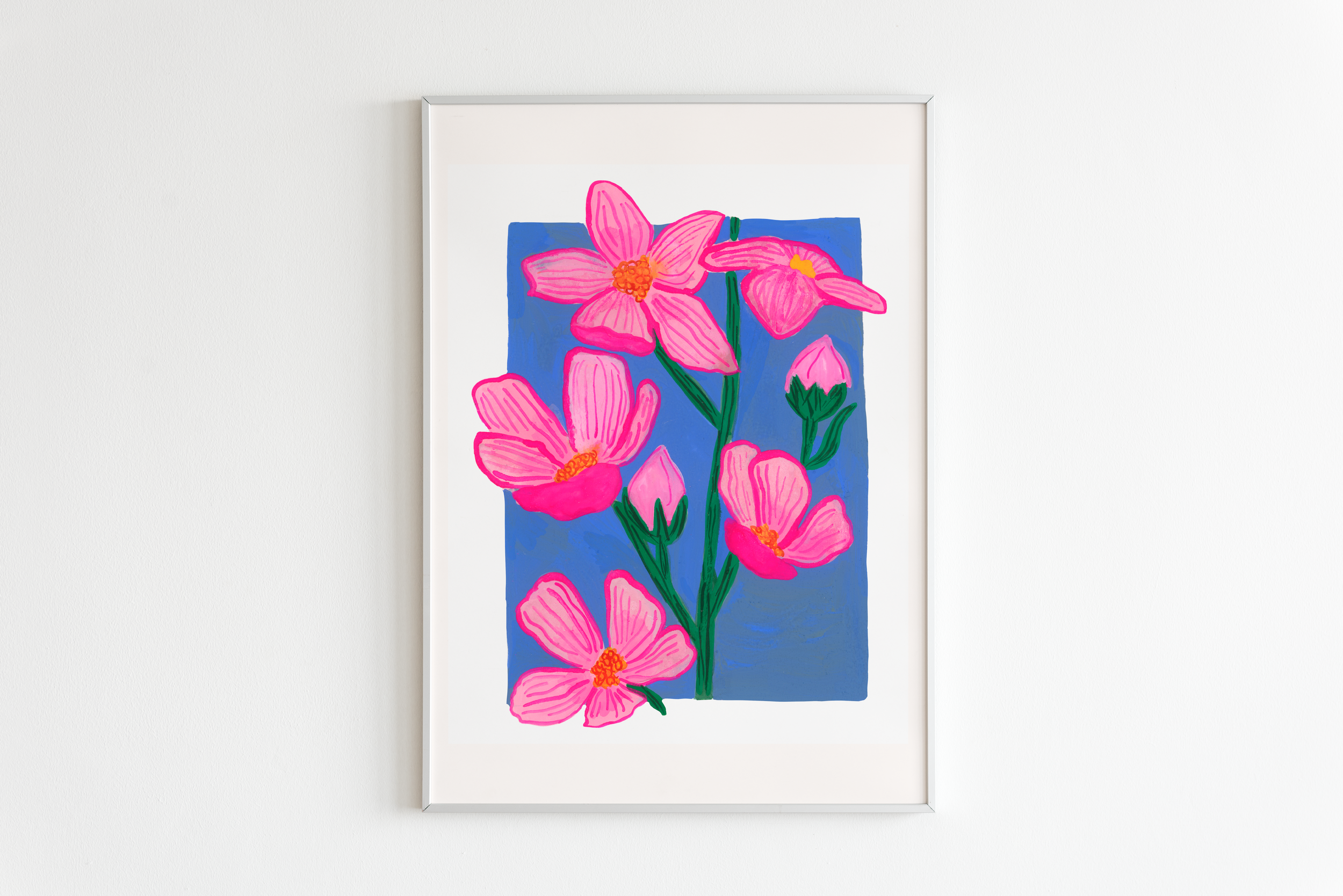 Pink Wildflower Art Print