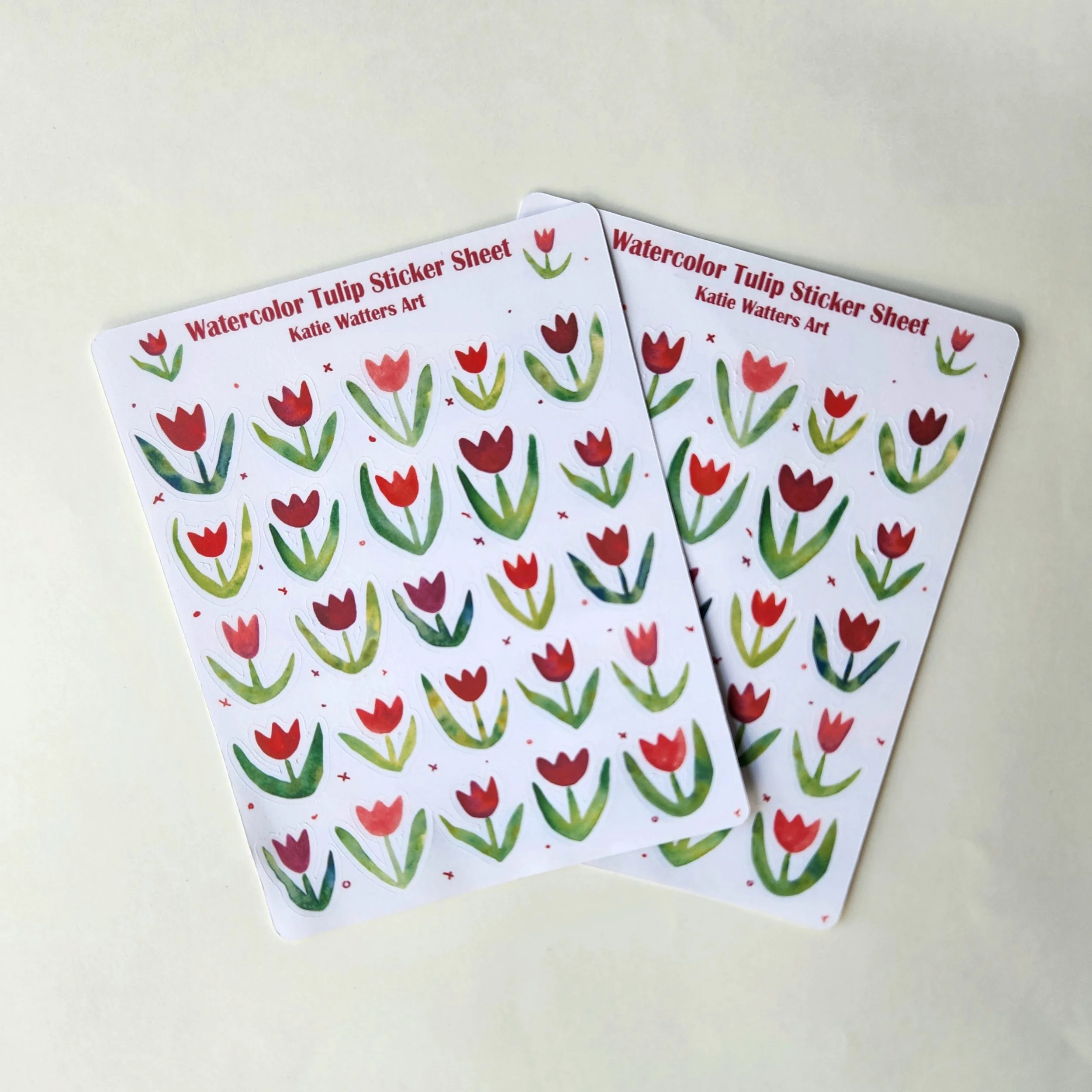 Tulip sticker sheets (set of 2)