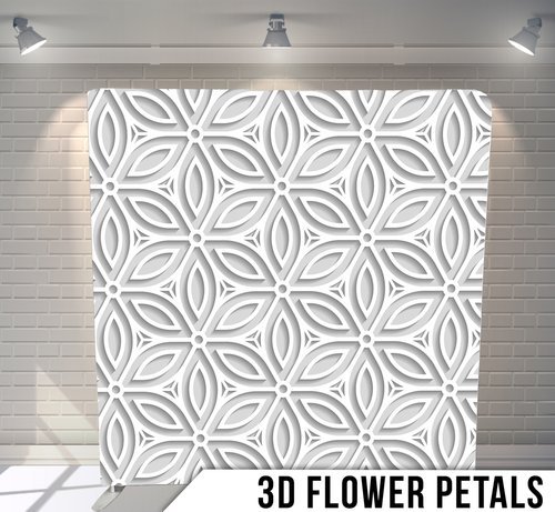 3D Flower Petals Tension Cloth
