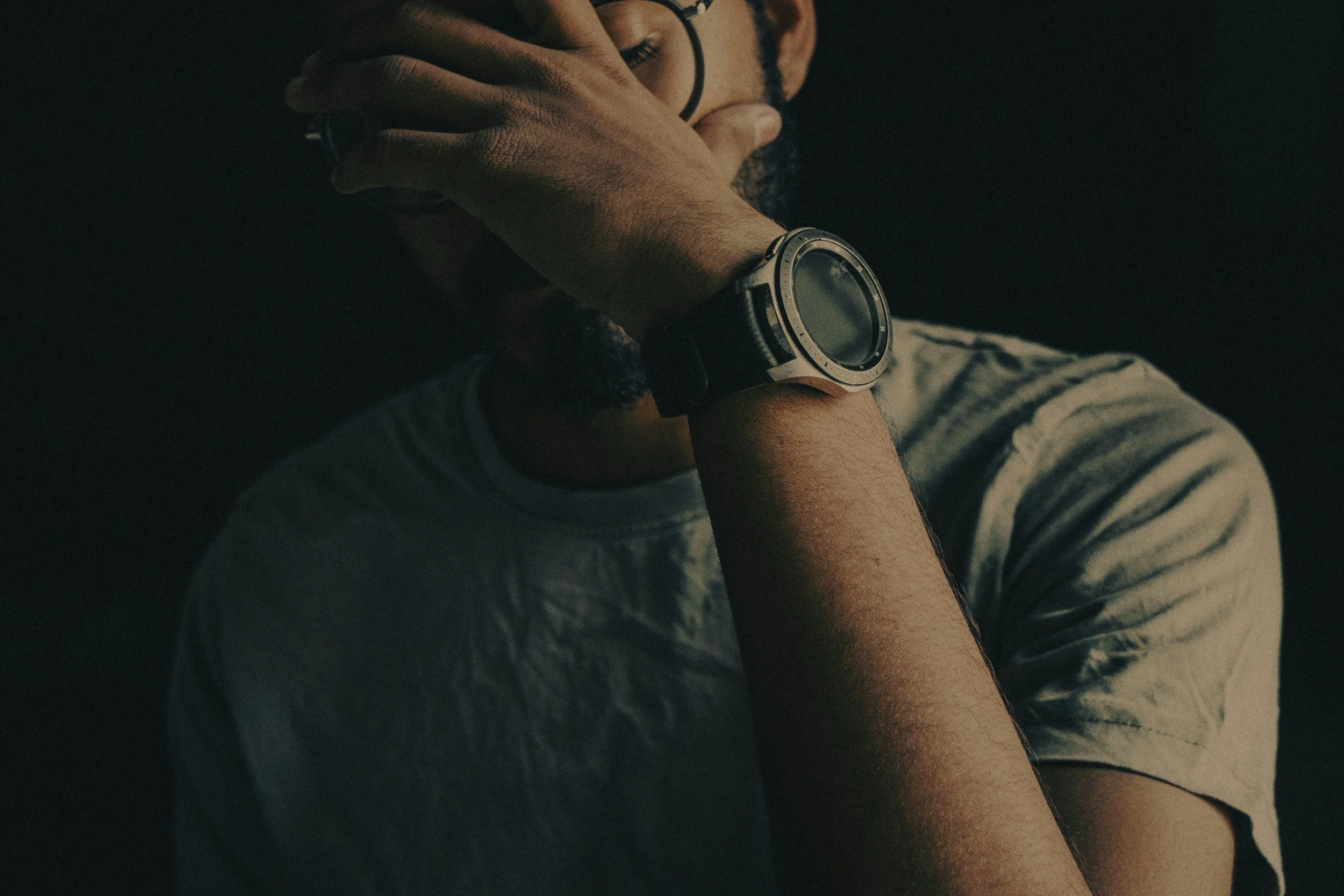 Christian parent praying for healing from the mother wound and father wound to break generational trauma