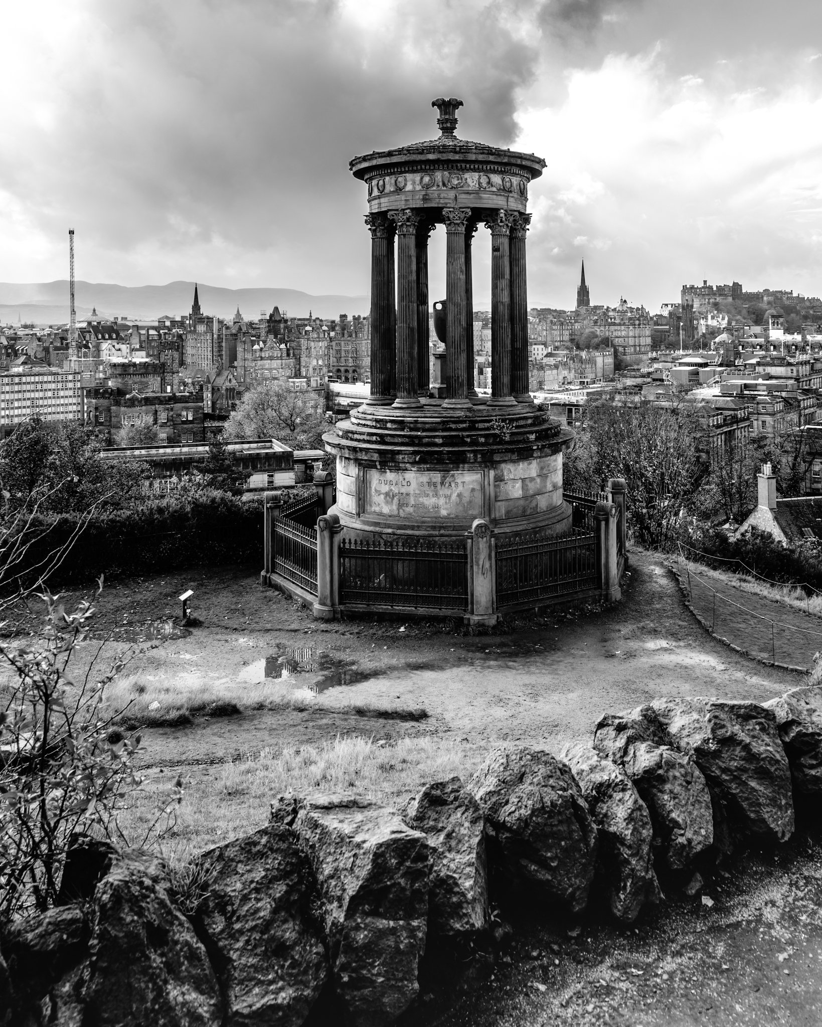 Stewart Monument BW,
Edinburgh, Scotland
