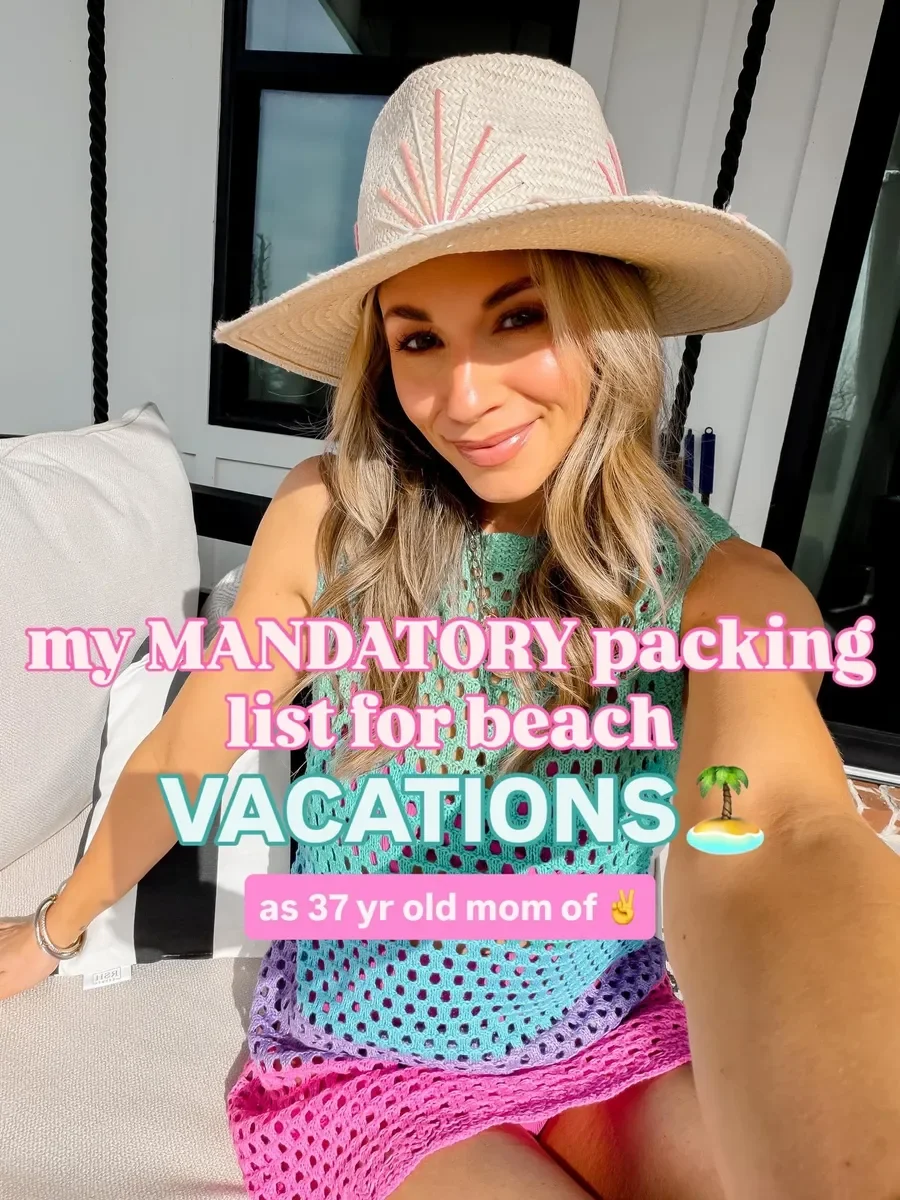 My Beach Vacation Packing List