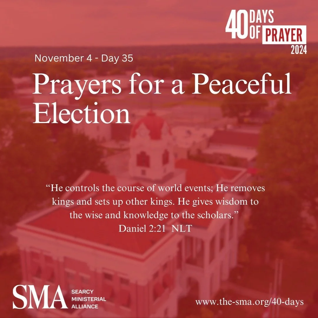 Heavenly Father, we come before You with hearts desiring peace and unity during this election season. We acknowledge Your sovereign hand in all things, knowing that You raise up leaders and remove them according to Your perfect will. We ask for Your 