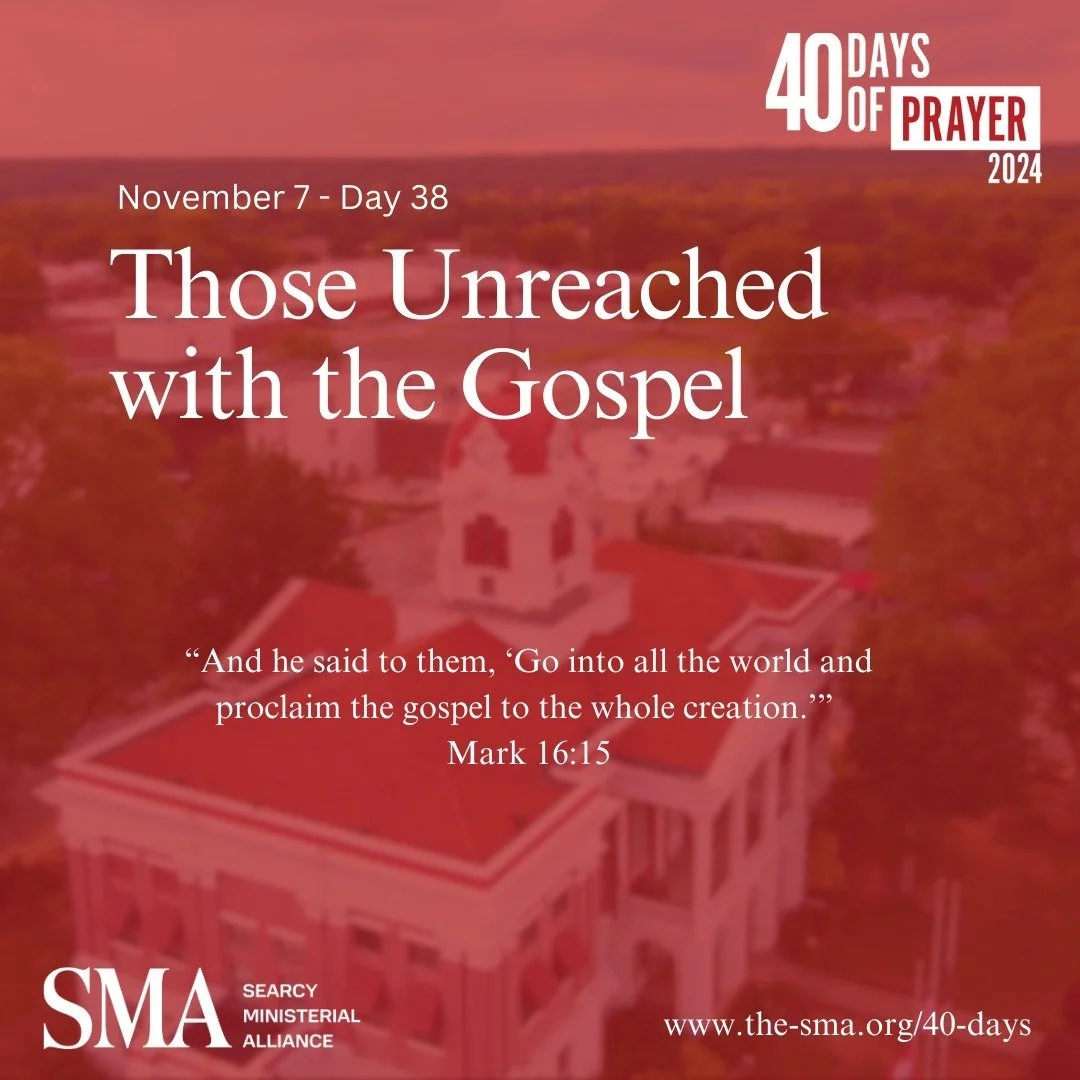 Dear Father &ndash; Fill us with your Holy Spirit so that we can draw attention to you and your salvation and your church and your kingdom. Remove all fear, all laziness, and all obstacles, real or imagined so that your salvation is shed abroad and s