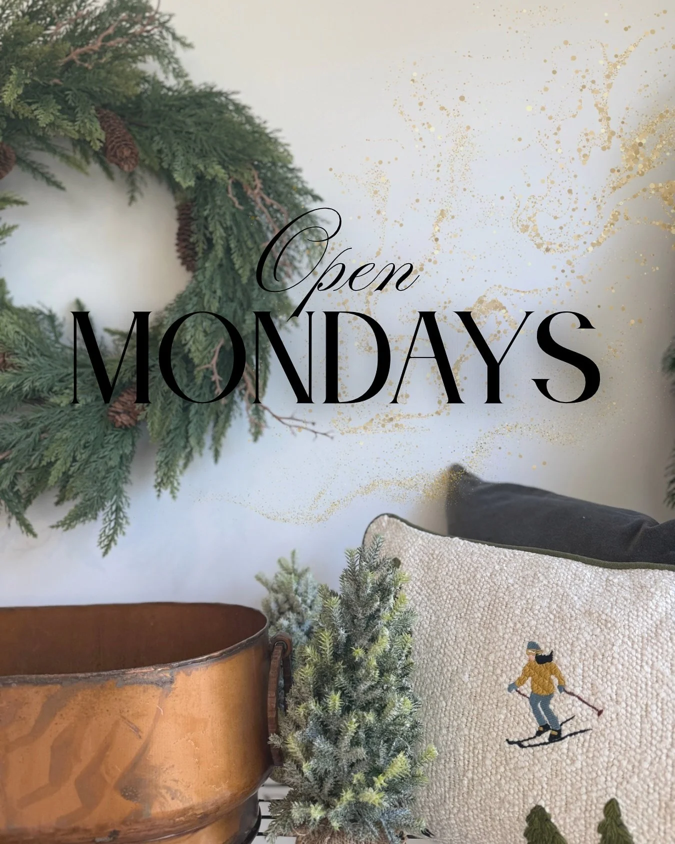 The holidays are here, and we&rsquo;re making it easier than ever to shop, sip, and celebrate 🍾 

We&rsquo;re now open on Mondays through the holiday season to better serve you! 🛍️

Enjoy more time to browse, taste, and gather everything you love f