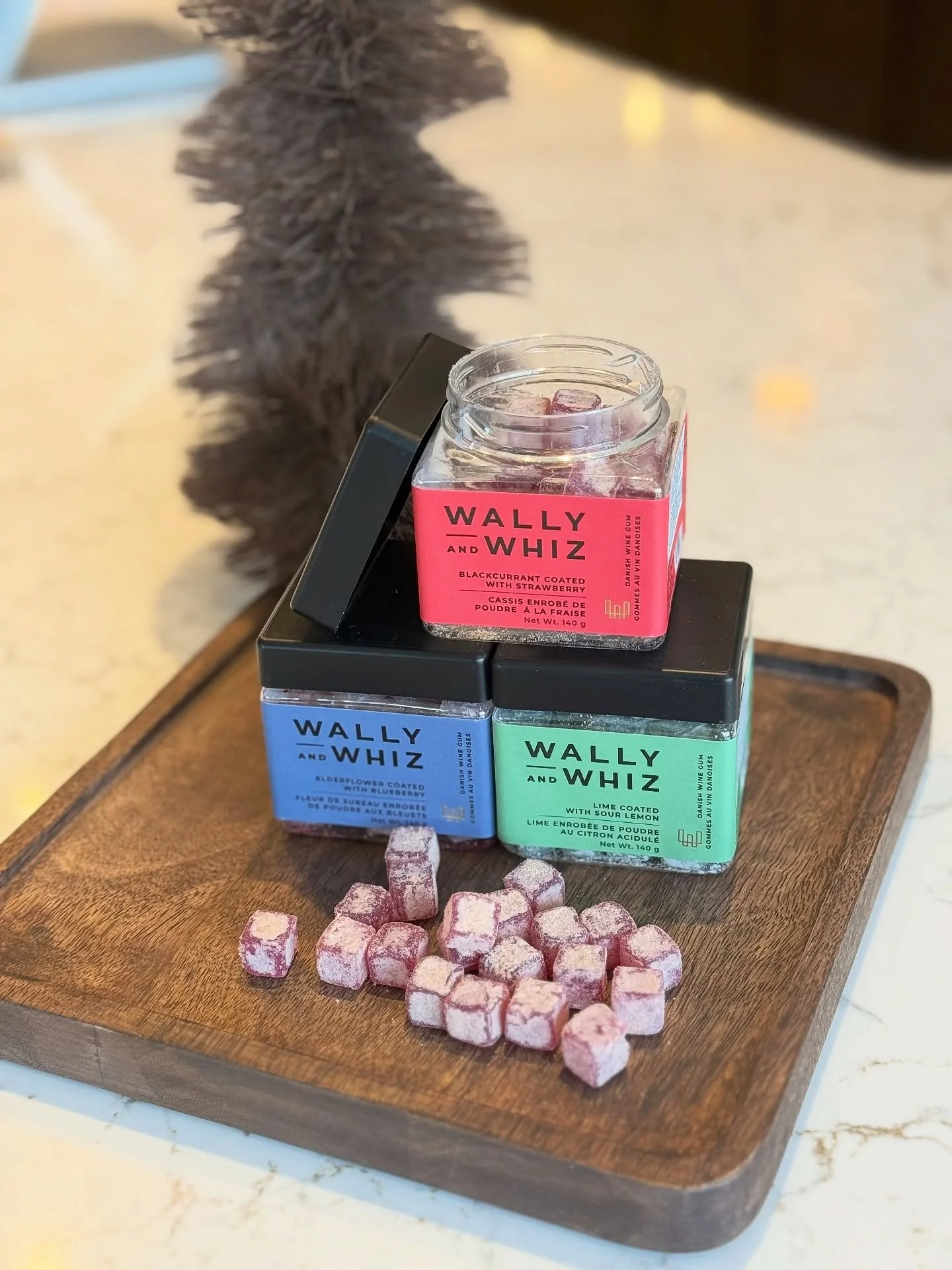 We brought in Wally &amp; Whiz for the holidays&hellip;
and we cannot stop eating them 😍

These Danish gourmet gummies are made with real fruit, layered flavours, and a soft, delicate chew that&rsquo;s dangerously addictive 🍓🫐🍋

Beautifully packa