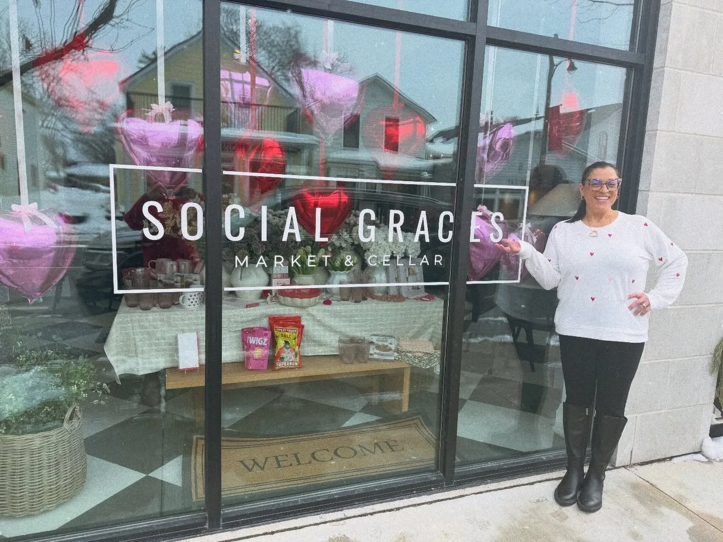 A little extra love floating around Social Graces these days 💗
And we&rsquo;re so grateful for Grace, who always makes our shop feel that much more beautiful 🫶🏼

Stop in and feel it for yourself 🤍