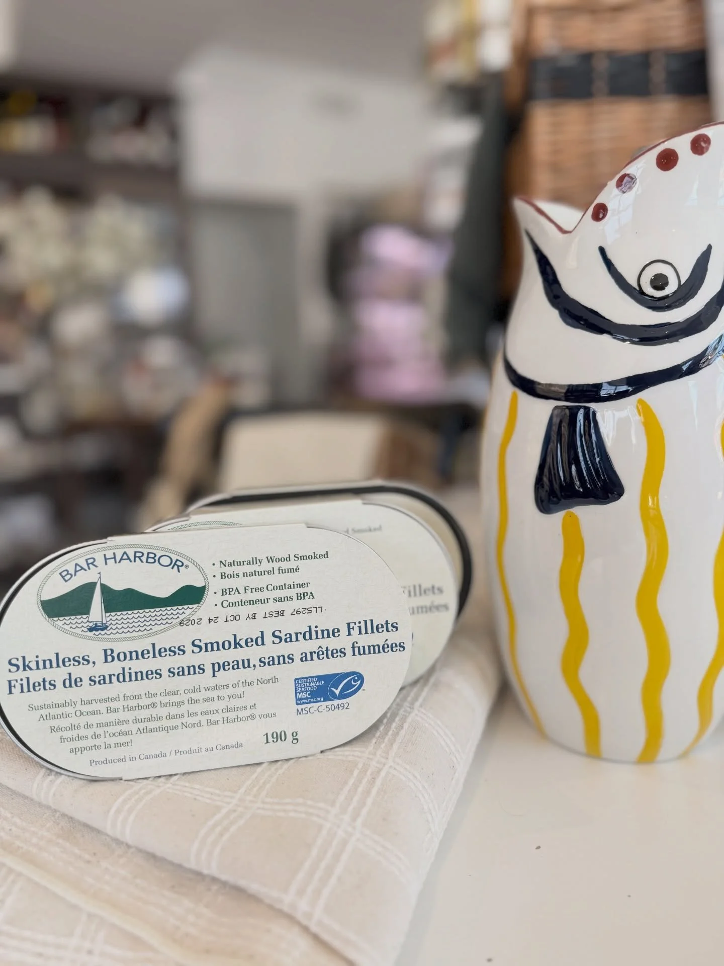 Bar Harbor skinless, boneless smoked sardine fillets  Wild-caught from the cold North Atlantic and naturally wood smoked for a rich, delicate flavour 🐟

Perfect layered over toasted sourdough with good butter, a squeeze of lemon, and a sprinkle of f