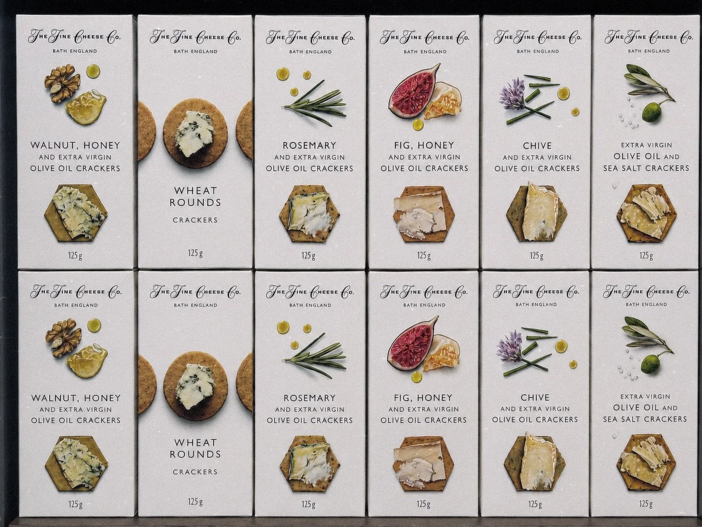 Cheese fridge 🤝 cracker section

Small-batch artisan crackers from Bath, England, now in store from The Fine Cheese Co. &mdash; the perfect pairing for your next cheese board🧀✨