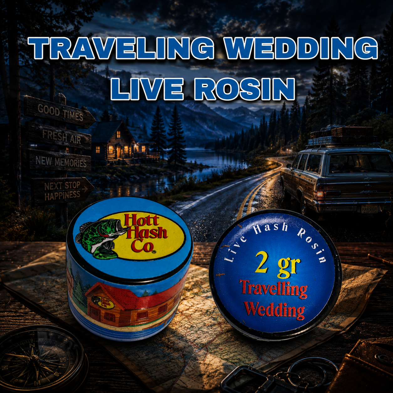 TRAVELLING WEDDING - HOT HASH CO LIVE ROSIN