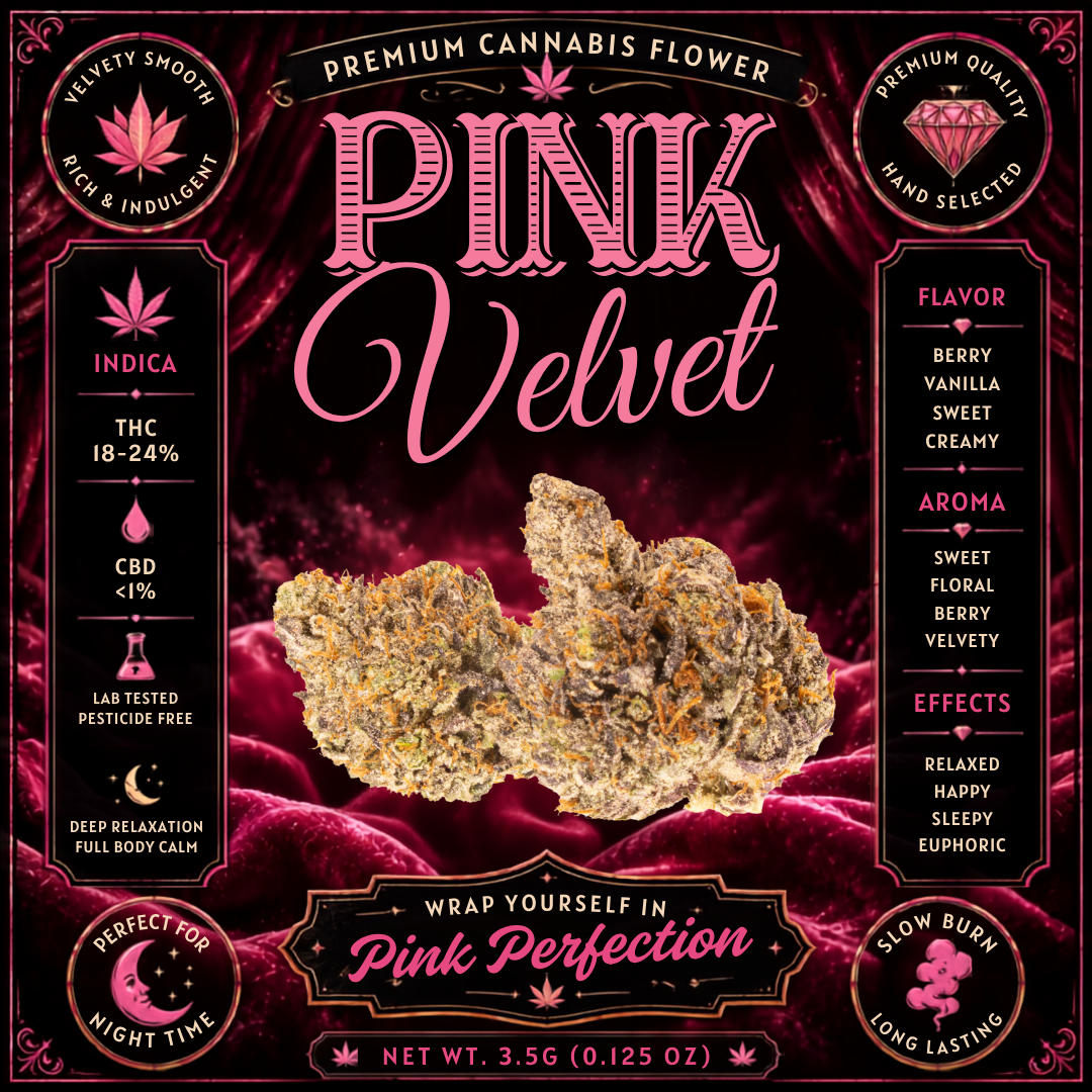 PINK VELVET - WALTS HERB CO LIMITED EDITION🔥🔥🔥🔥🔥