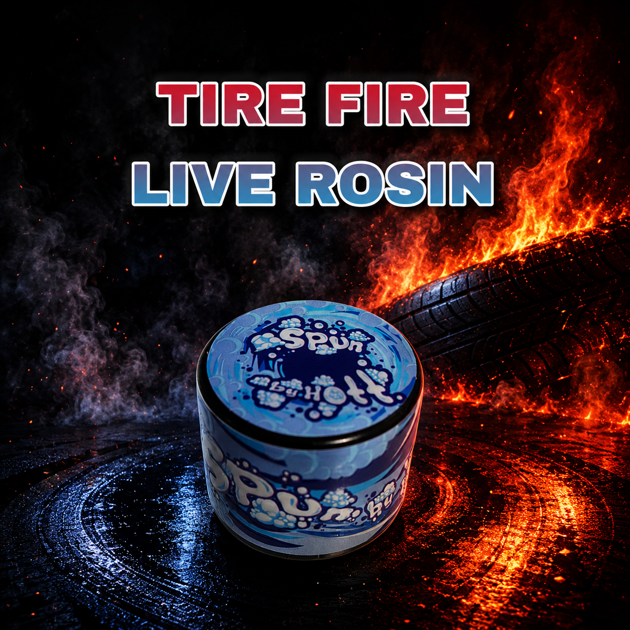 TIRE FIRE - HOT HASH CO LIVE ROSIN