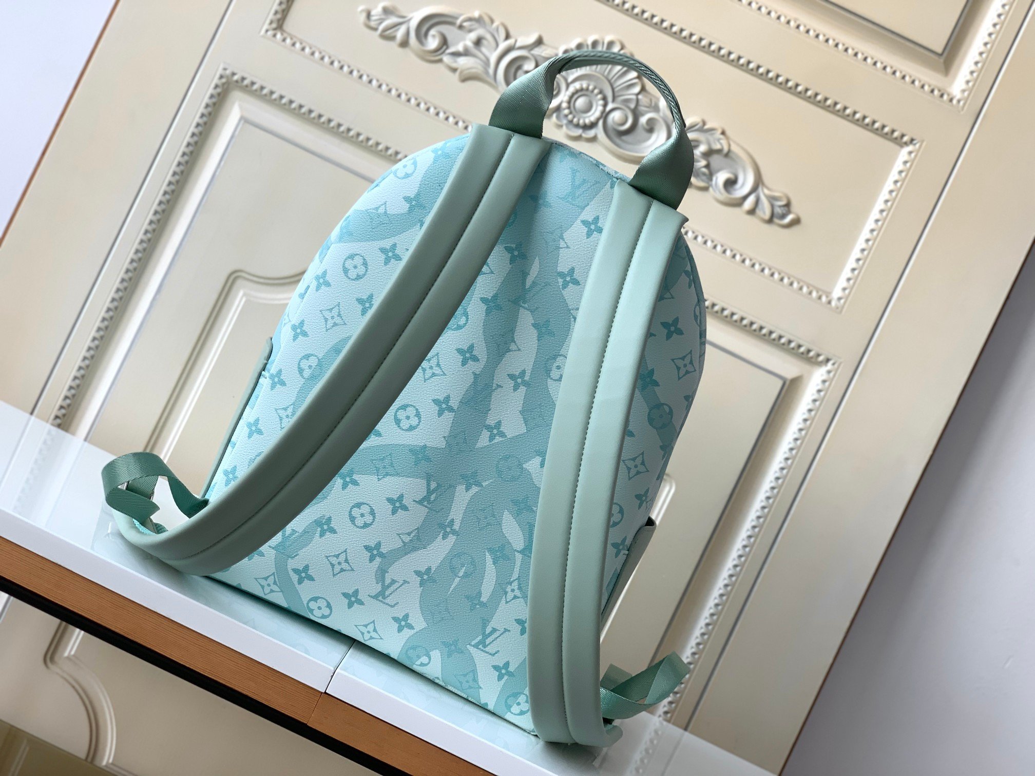 Baby Blue LV Backpack