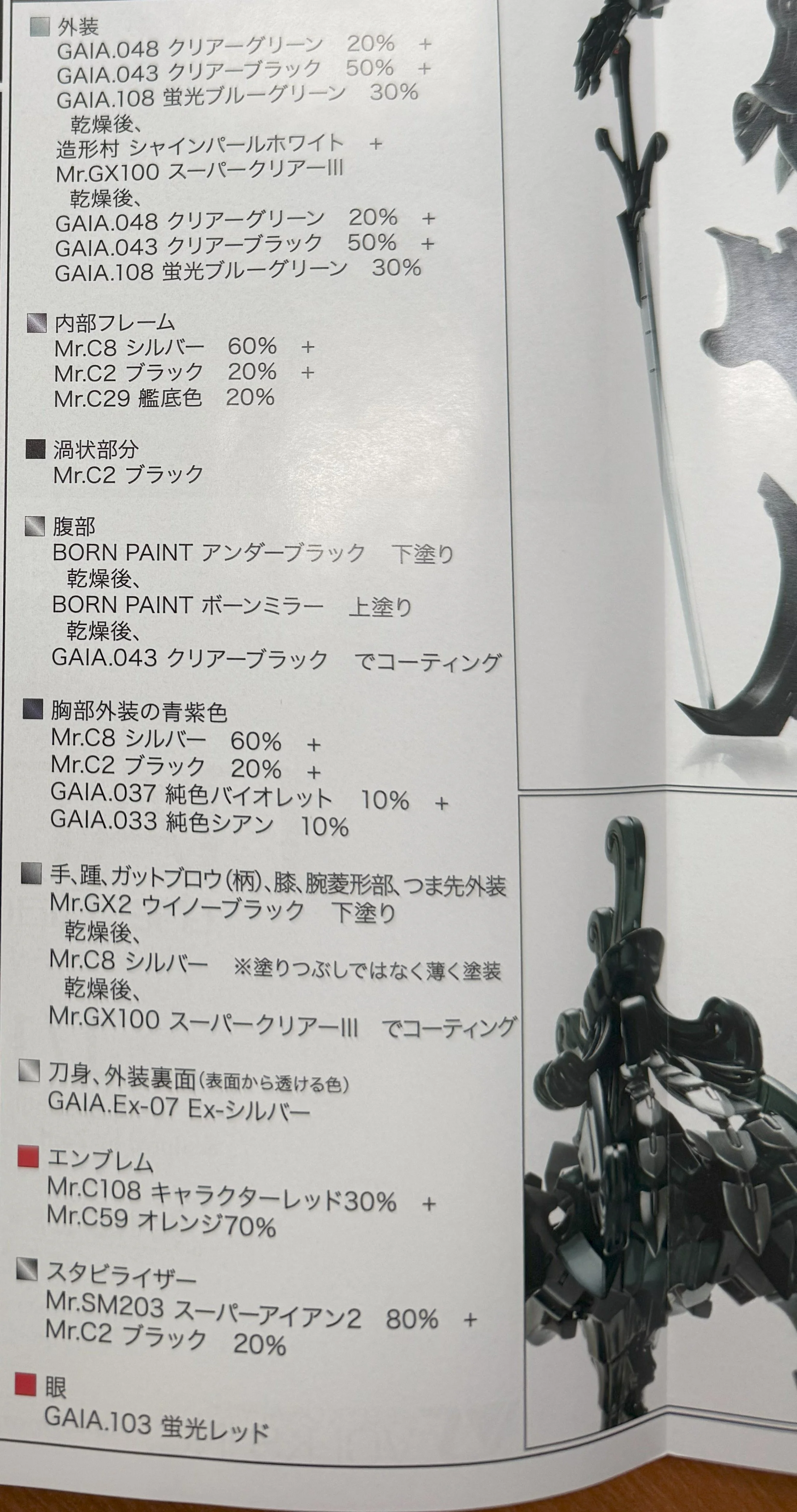 Volks FSS 1/100 Baga Color Guide