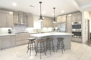 Kitchen of Casa Luna, a four bedroom furnished house in Meyerland booked direct rather than through an agency