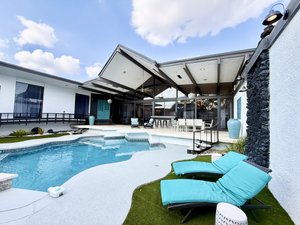 Furnished house in Houston, one of the options compared against extended stay hotels for a relocation