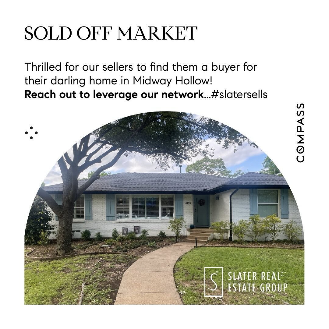 🙌🎉 #slaterSOLD in Midway Hollow! 🏡

We&rsquo;re thrilled to announce a successful off-market sale at 4189 Valley Ridge! This gem found its perfect match all thanks to our proactive approach and dedication to connecting buyers to help find their dr