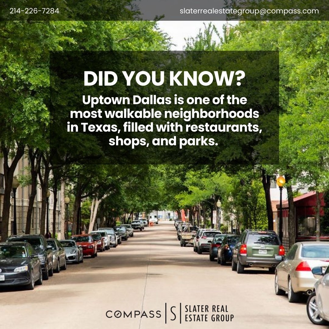If you love the idea of living in a vibrant neighborhood where you can stroll to your favorite coffee shop, boutique, or park, Uptown Dallas is calling your name. 🚶&zwj;♀️ From charming tree-lined streets to a buzzing nightlife scene, this area offe