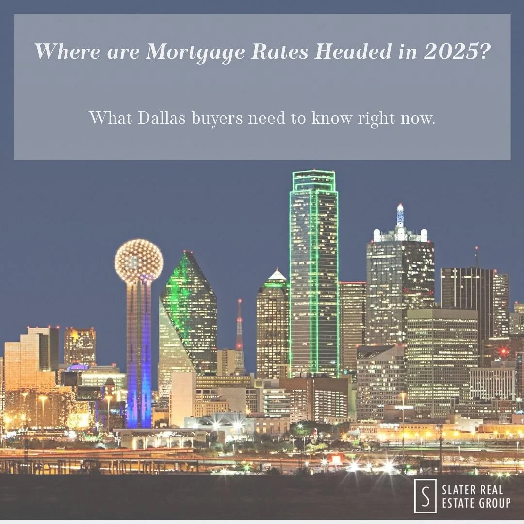 🏡Where are mortgage rates headed in 2025?
Here’s what Dallas buyers need to know about current trends, expert forecasts, and smart strategies to stay ahead in this market.
👉 Swipe through for a quick breakdown, then tap the link in bio to r